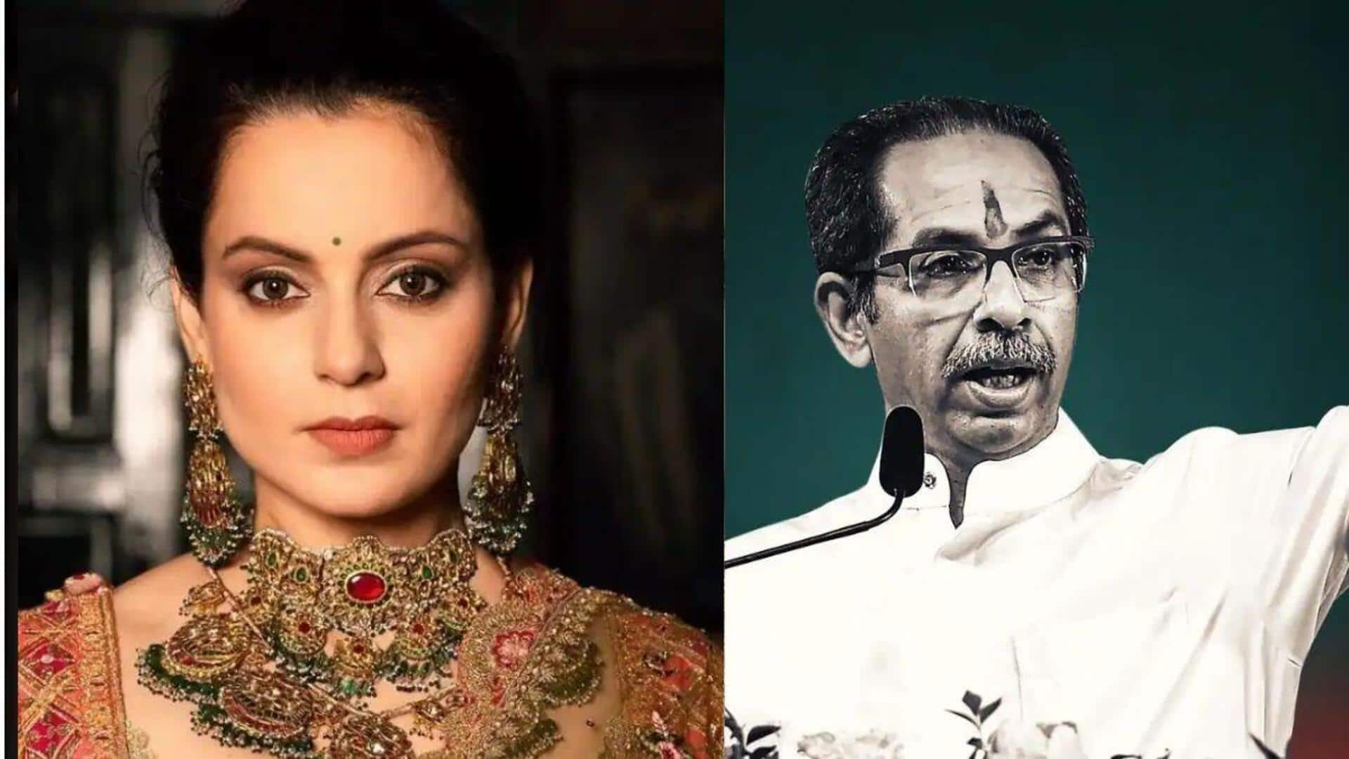 'Monster who disrespects women': Kangana Ranaut attacks Uddhav Thackeray