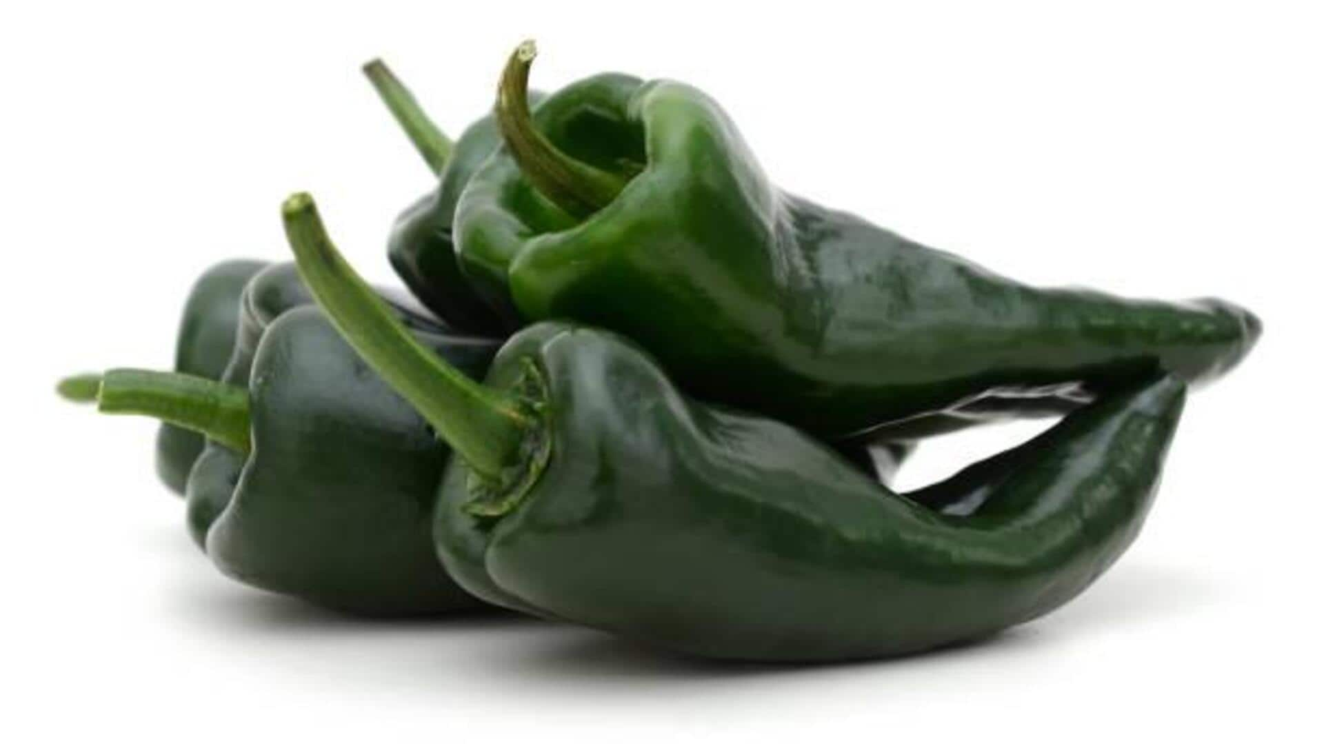 Unleashing flavors with poblano pepper variations