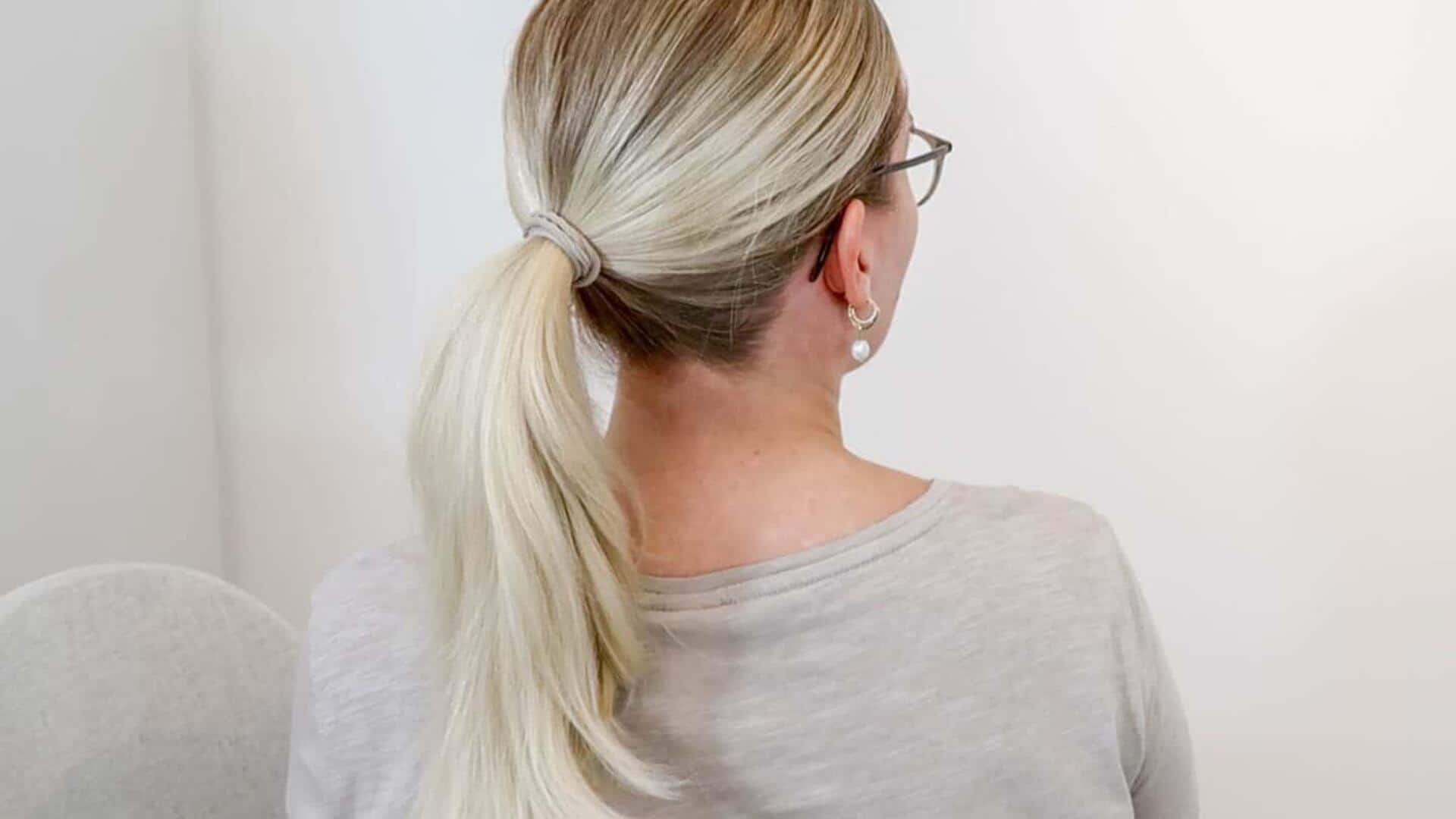 5 simple hairstyles to create with just one hair tie