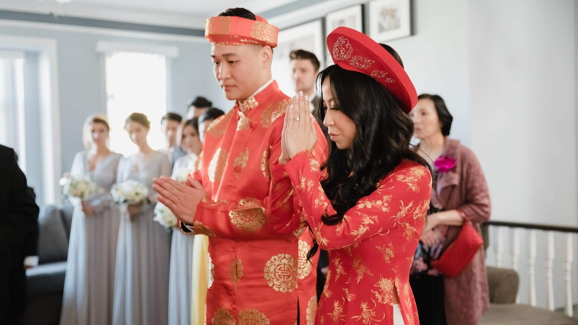 These Vietnamese wedding traditions are pretty significant!