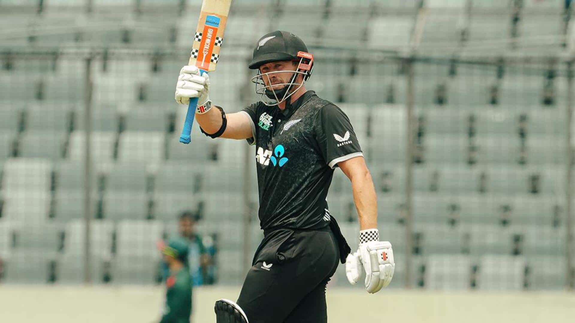 NZ's Henry Nicholls slams his 17th ODI fifty: Key stats