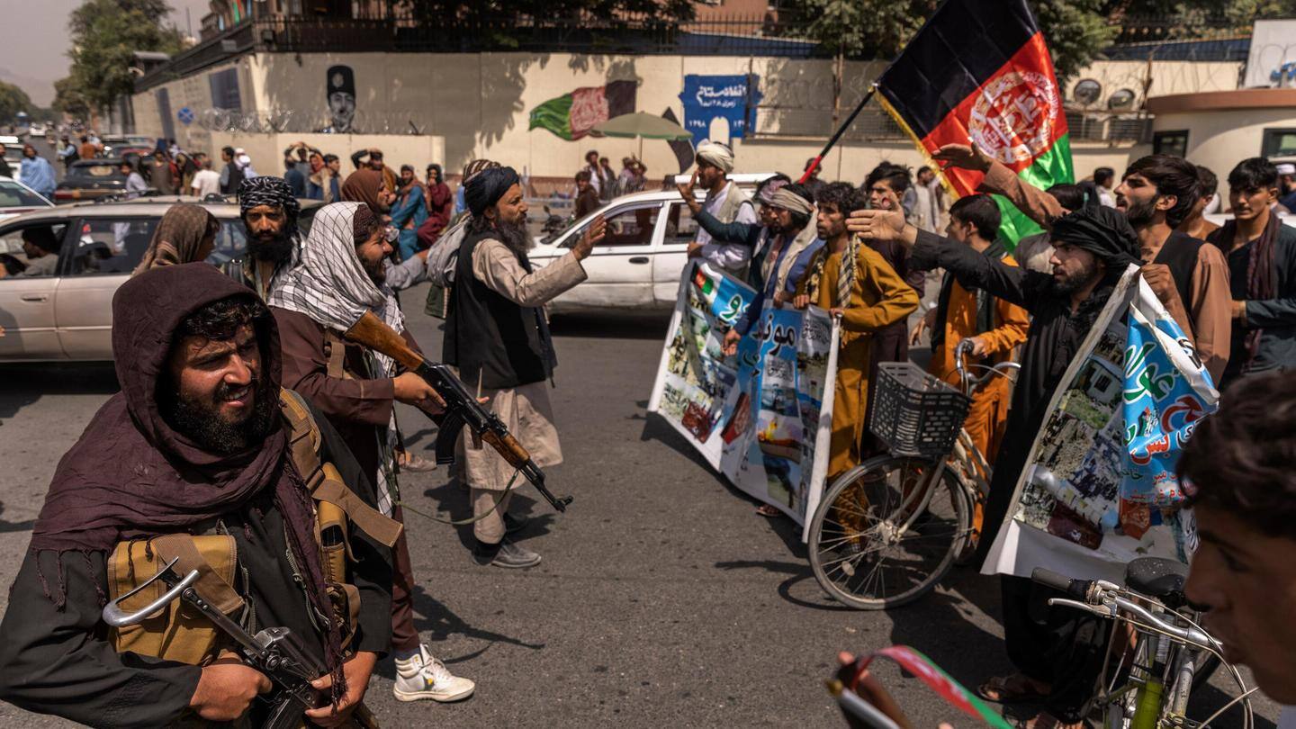Taliban has banned protests without permission Taliban has banned protests without permission