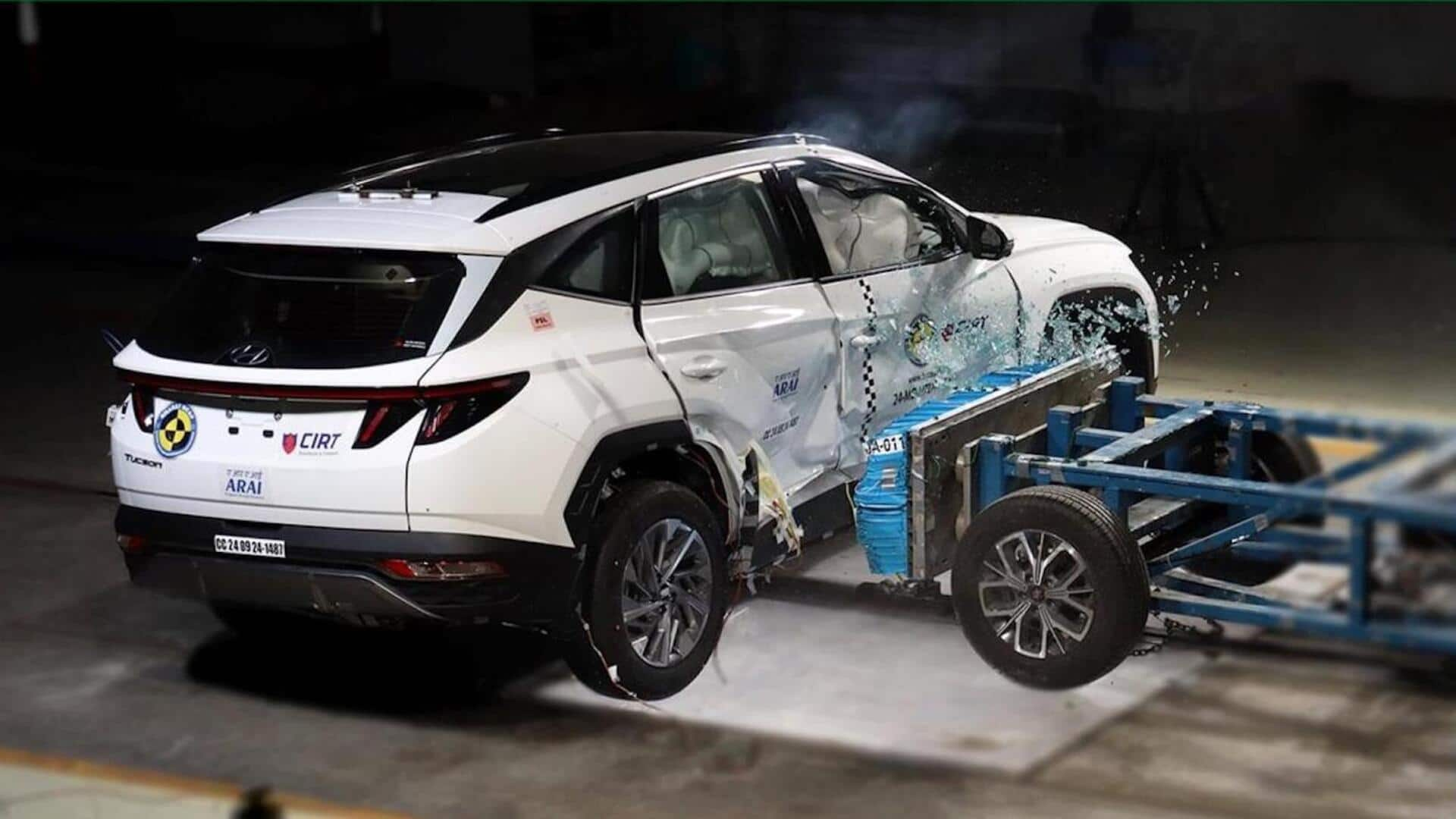 Hyundai TUCSON achieves 5-star in Bharat NCAP, excels child-safety tests