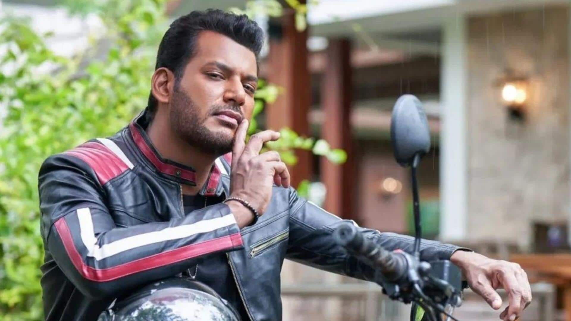 Tamil actor Vishal rushed to hospital after collapsing at event Tamil actor Vishal rushed to hospital after collapsing at event