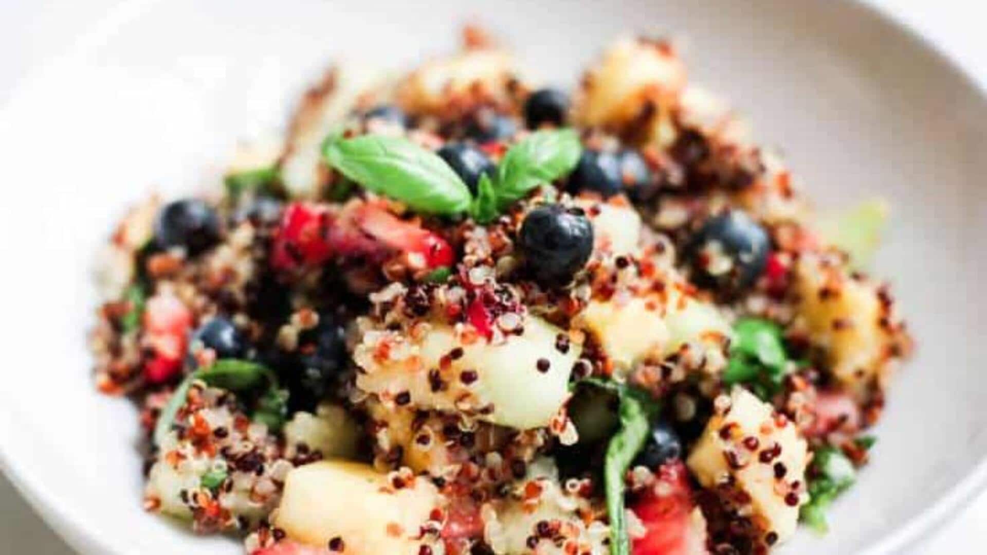 Quinoa salad with fruits: 5 variations to try Quinoa salad with fruits: 5 variations to try