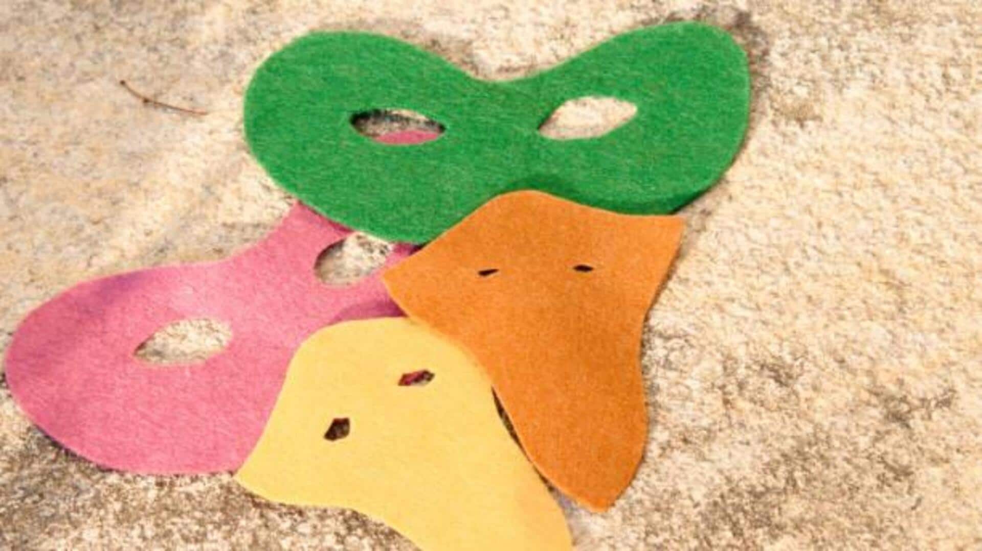 DIY: How to make felt masks