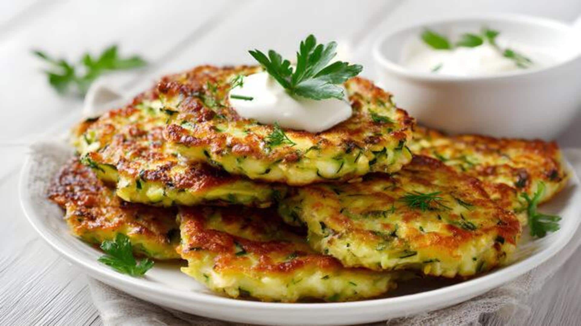 How to make zucchini pancakes