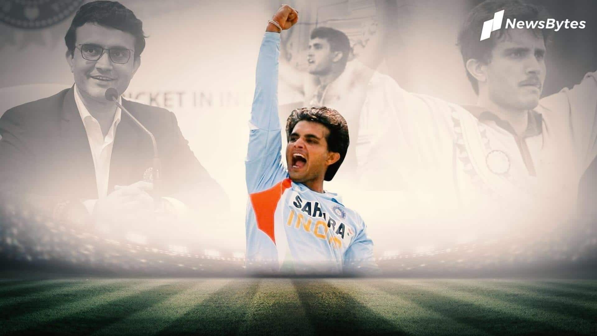 Sourav Ganguly joins ICC Hall of Fame on 54th birthday