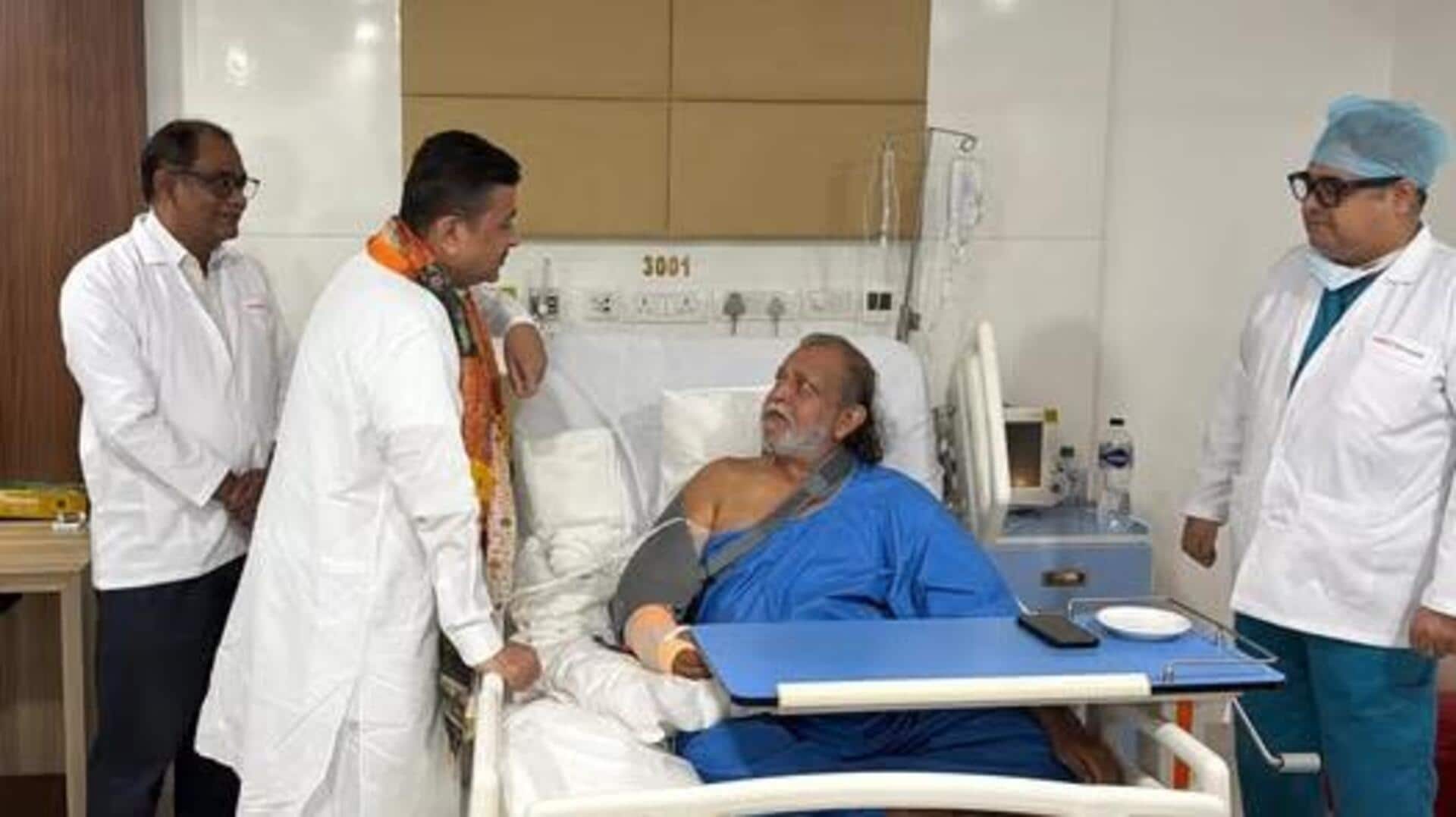 Mithun Chakraborty undergoes minor surgery, Suvendu Adhikari reveals updates