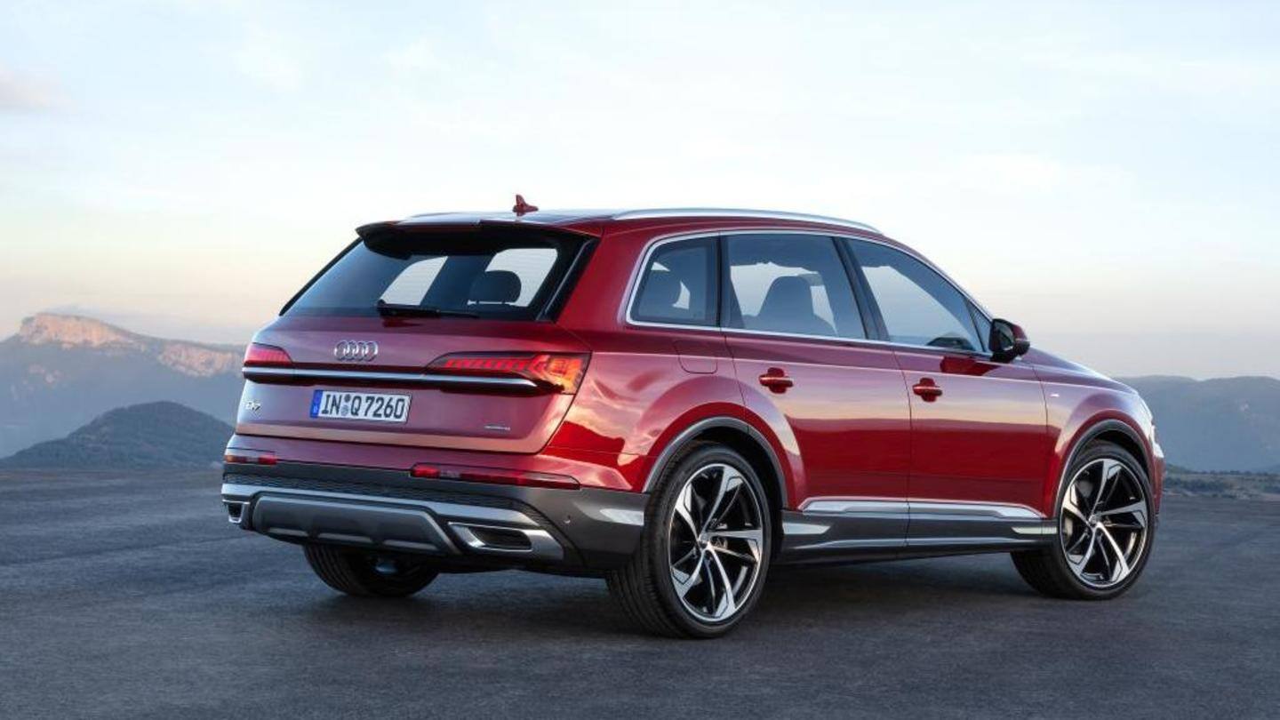 The car has an octagonal grille and LED headlamps The car has an octagonal grille and LED headlamps