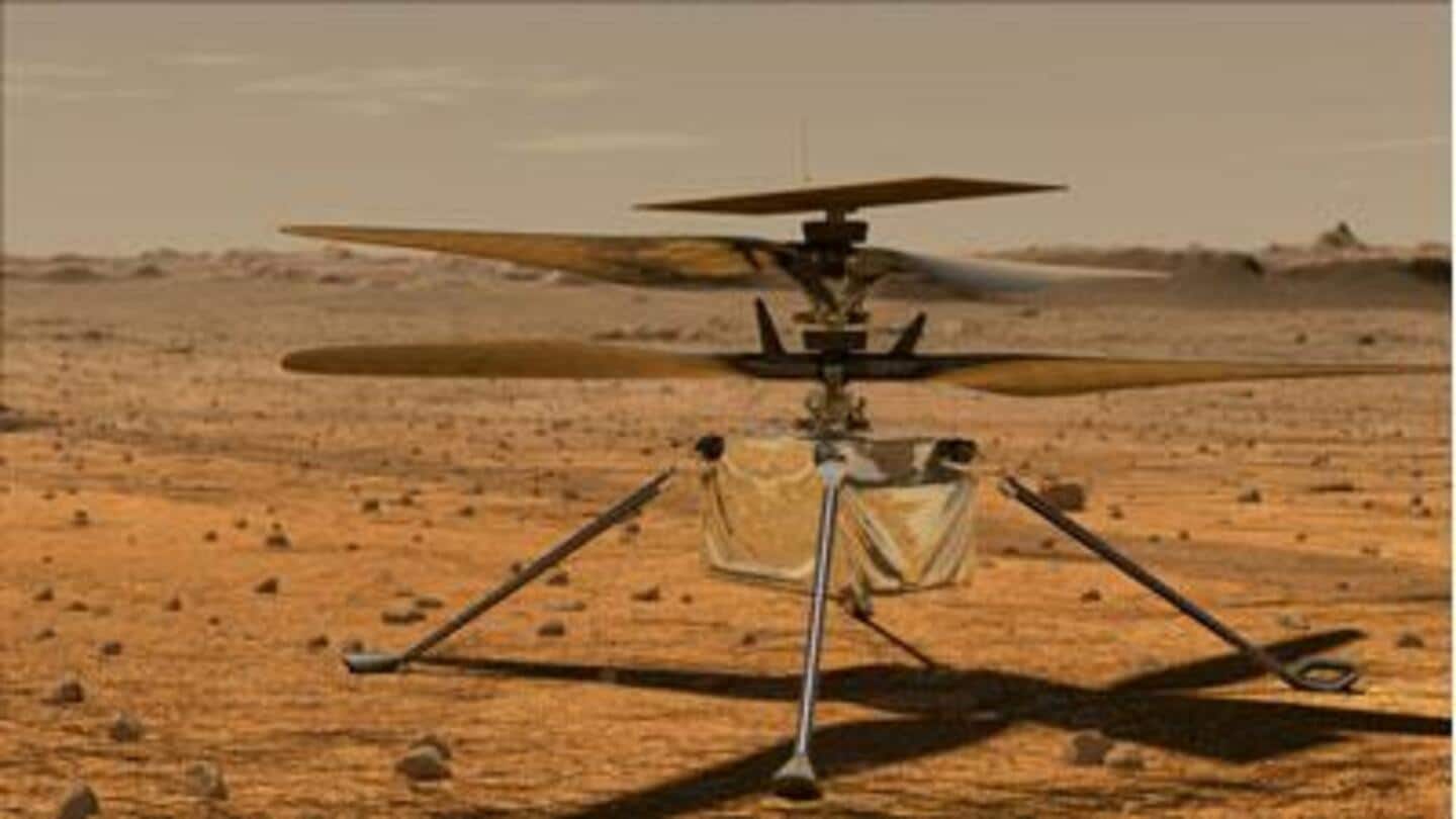 NASA's Ingenuity helicopter flies 46 feet above Mars, sets record