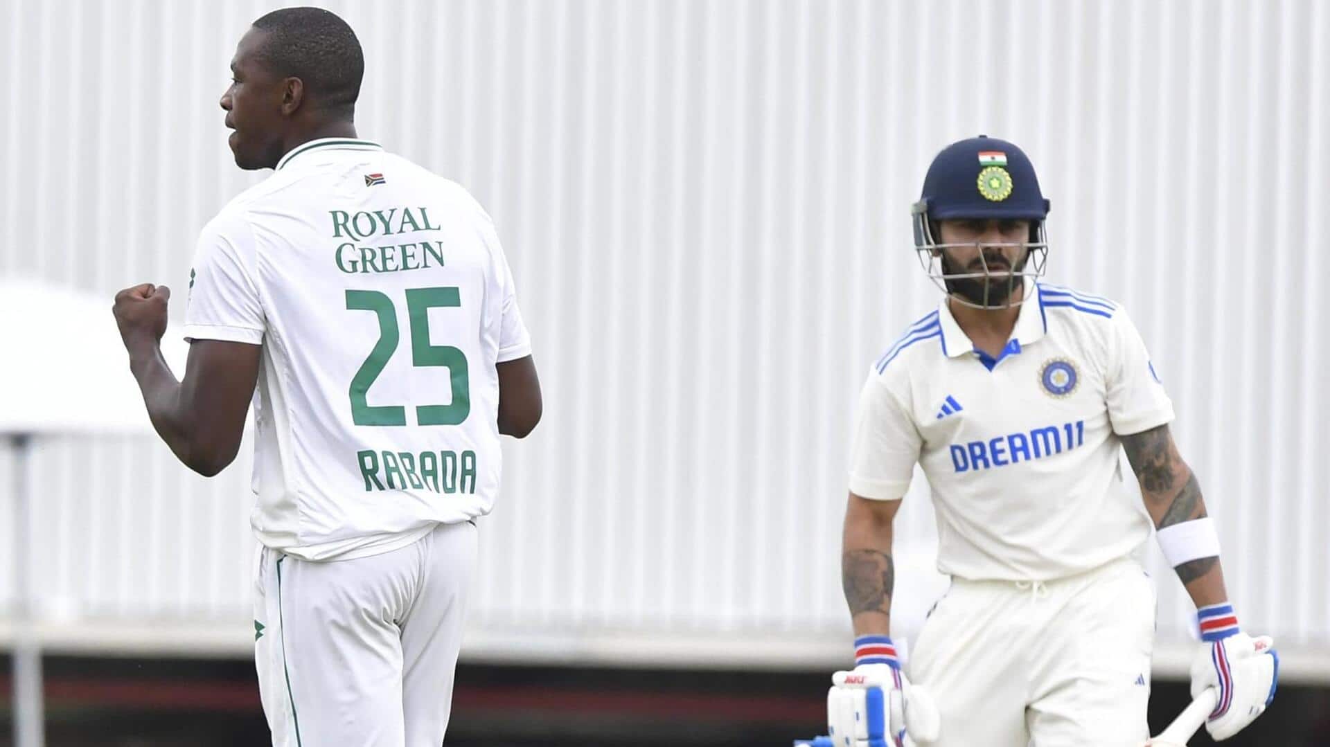 Kagiso Rabada scalps his maiden Test fifer against India: Stats