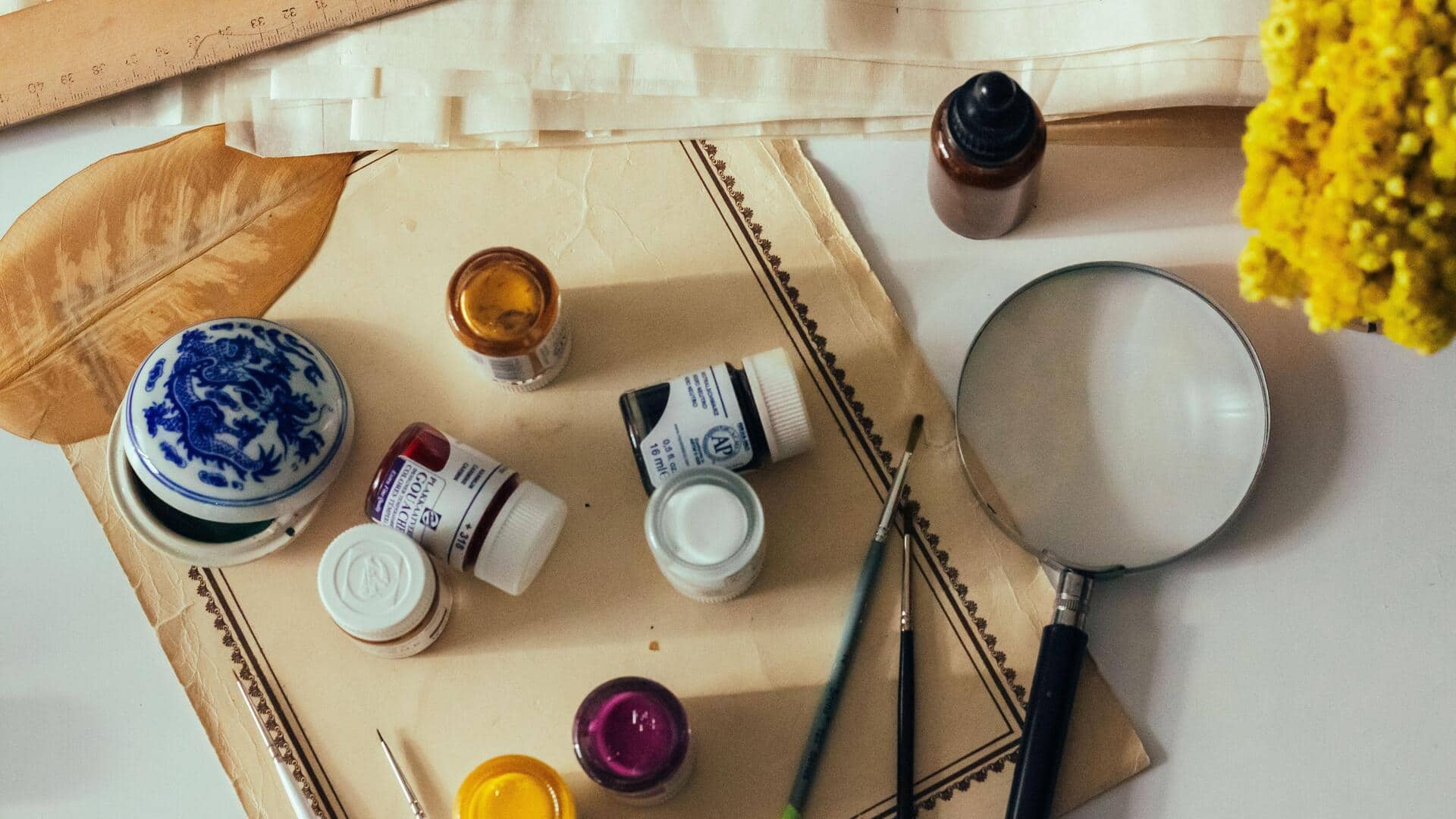 What is reverse glass painting?