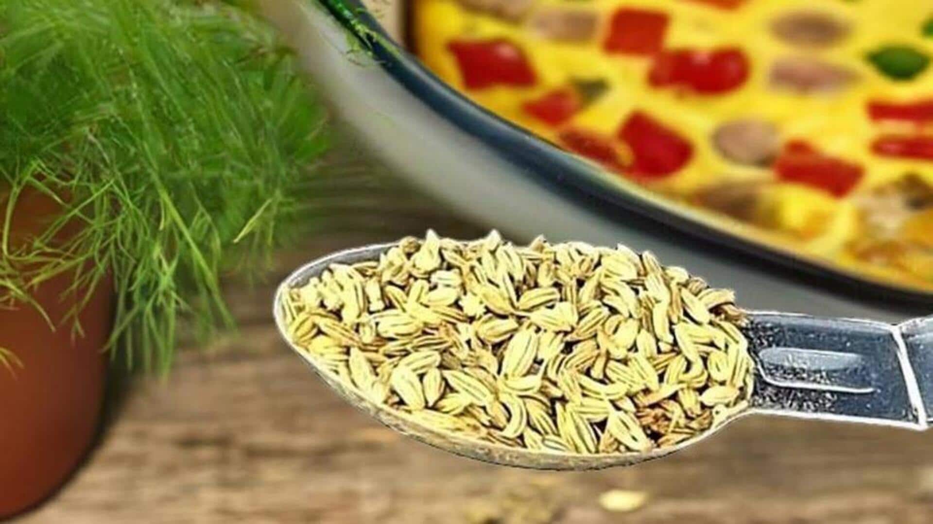 Add fennel seeds for that aromatic twist to rice dishes