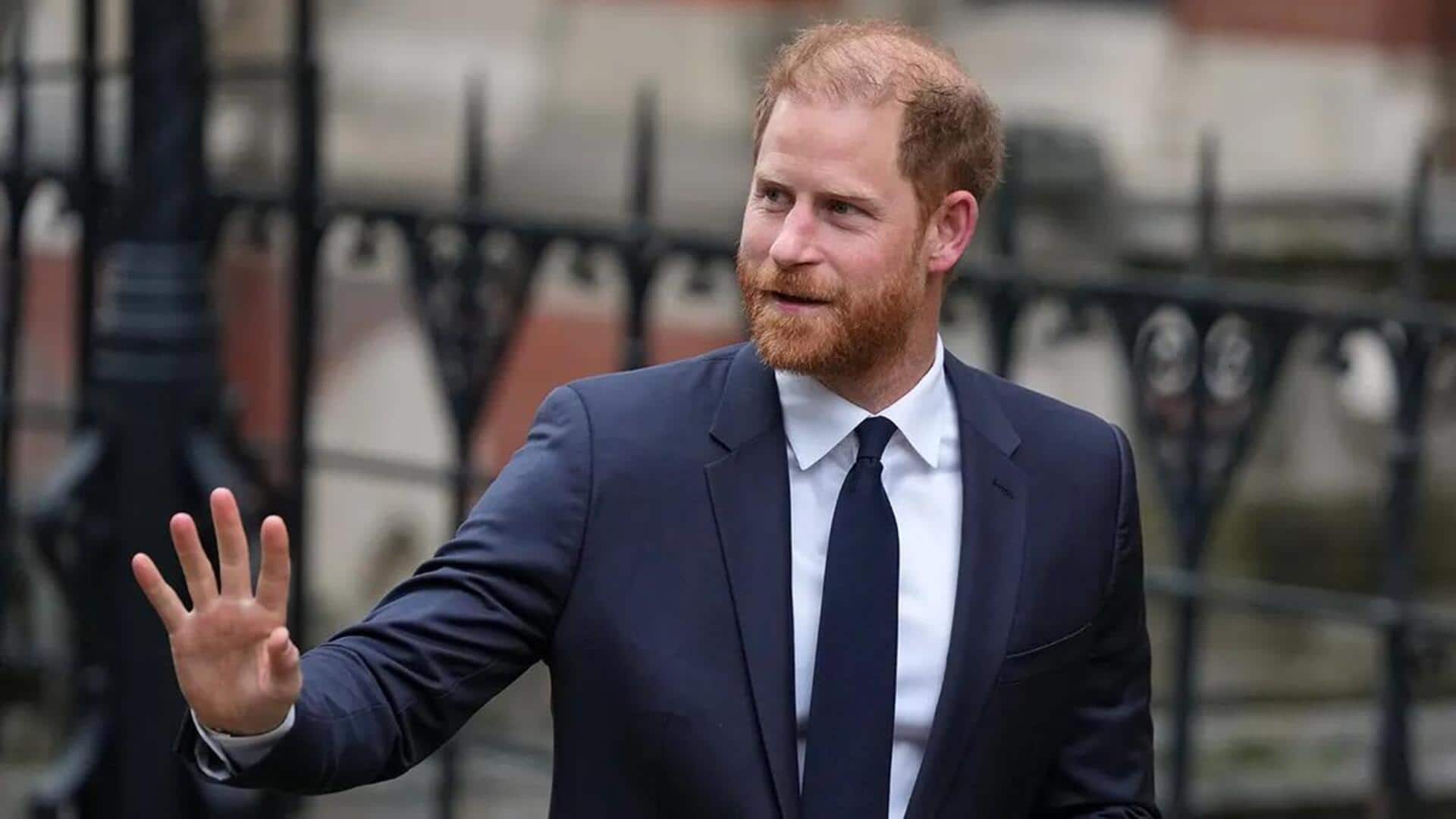 Prince Harry sued for defamation by charity he co-founded