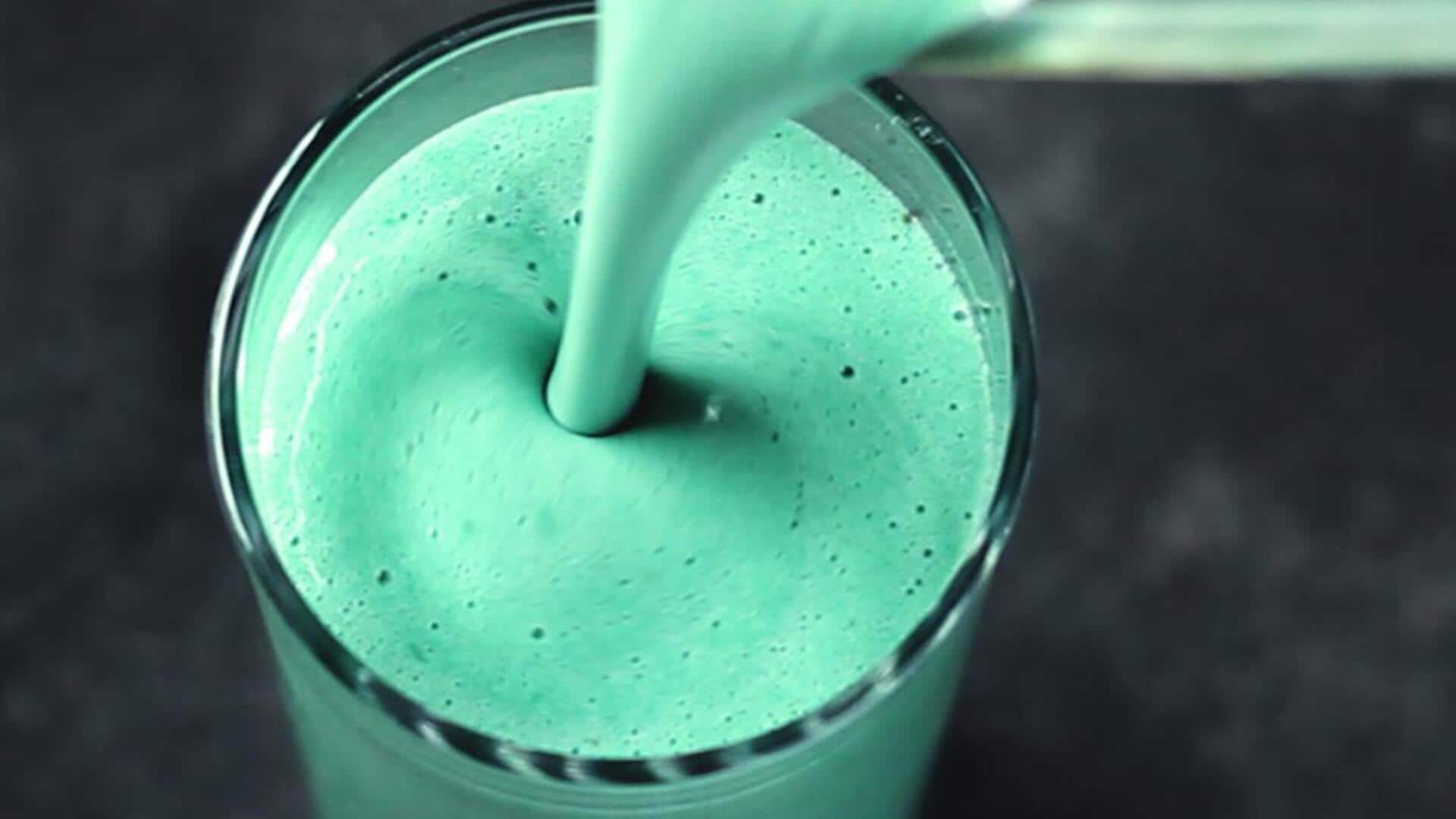 Power up with spirulina-infused vegan protein shakes