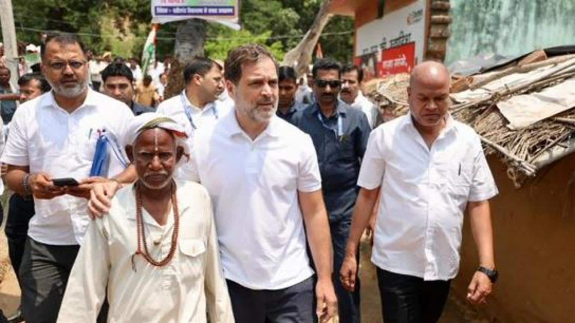 Rahul Gandhi surprises 'Mountain Man' Manjhi's son with pucca house 
