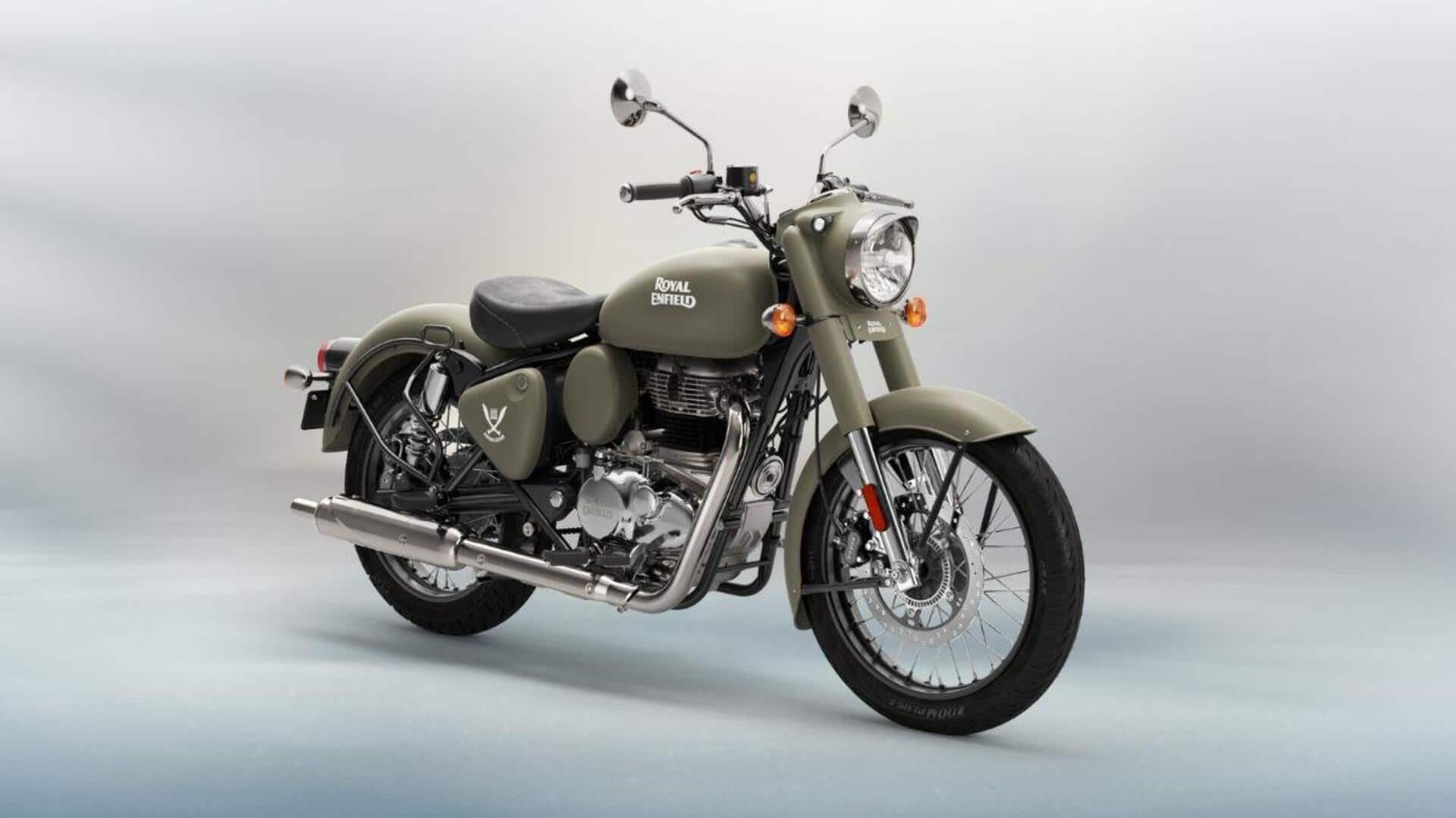 Royal Enfield Classic 350 Gorkha Edition debuts at ₹2.1L