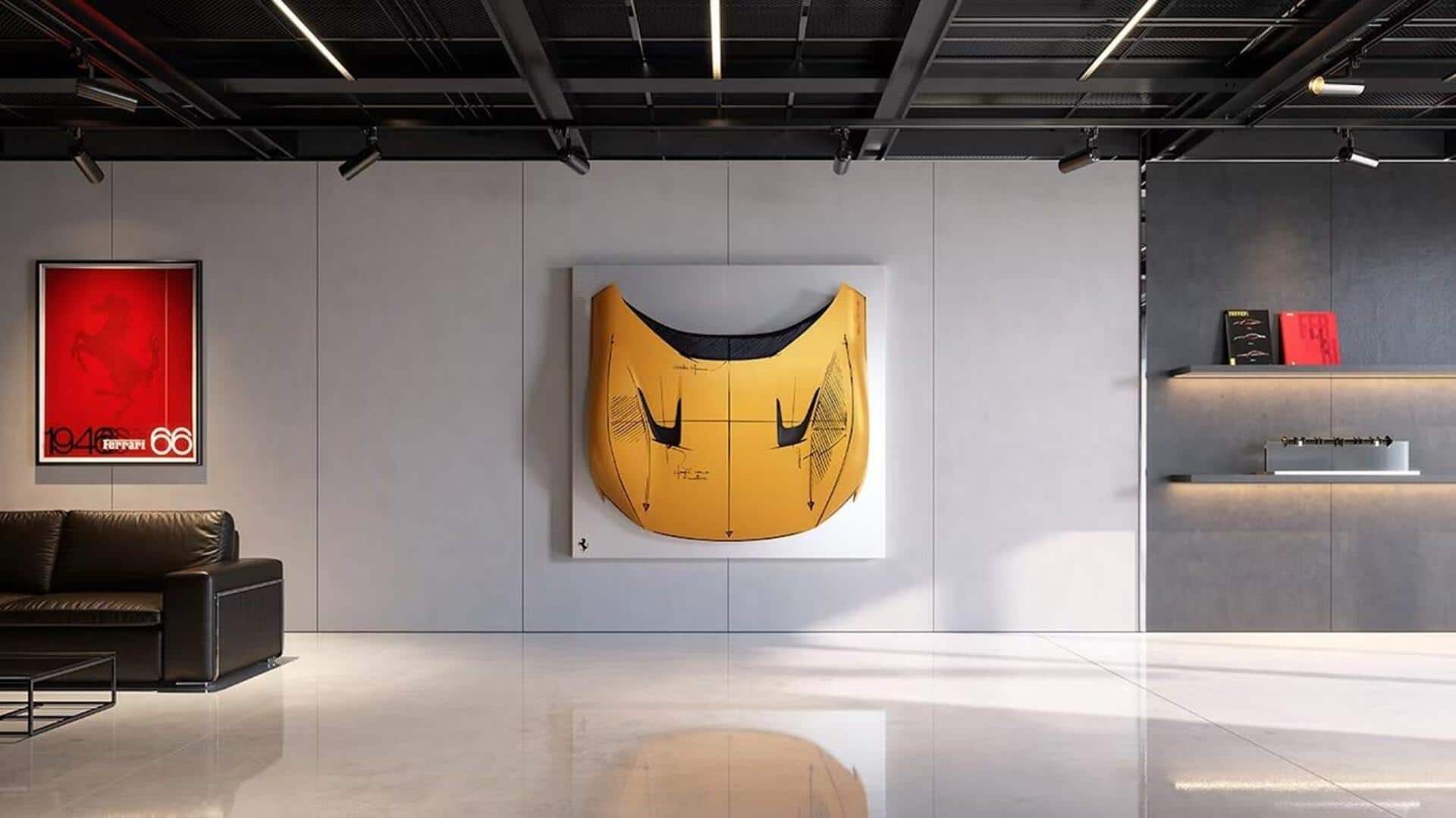 You can now buy sketched-on car panels from Ferrari
