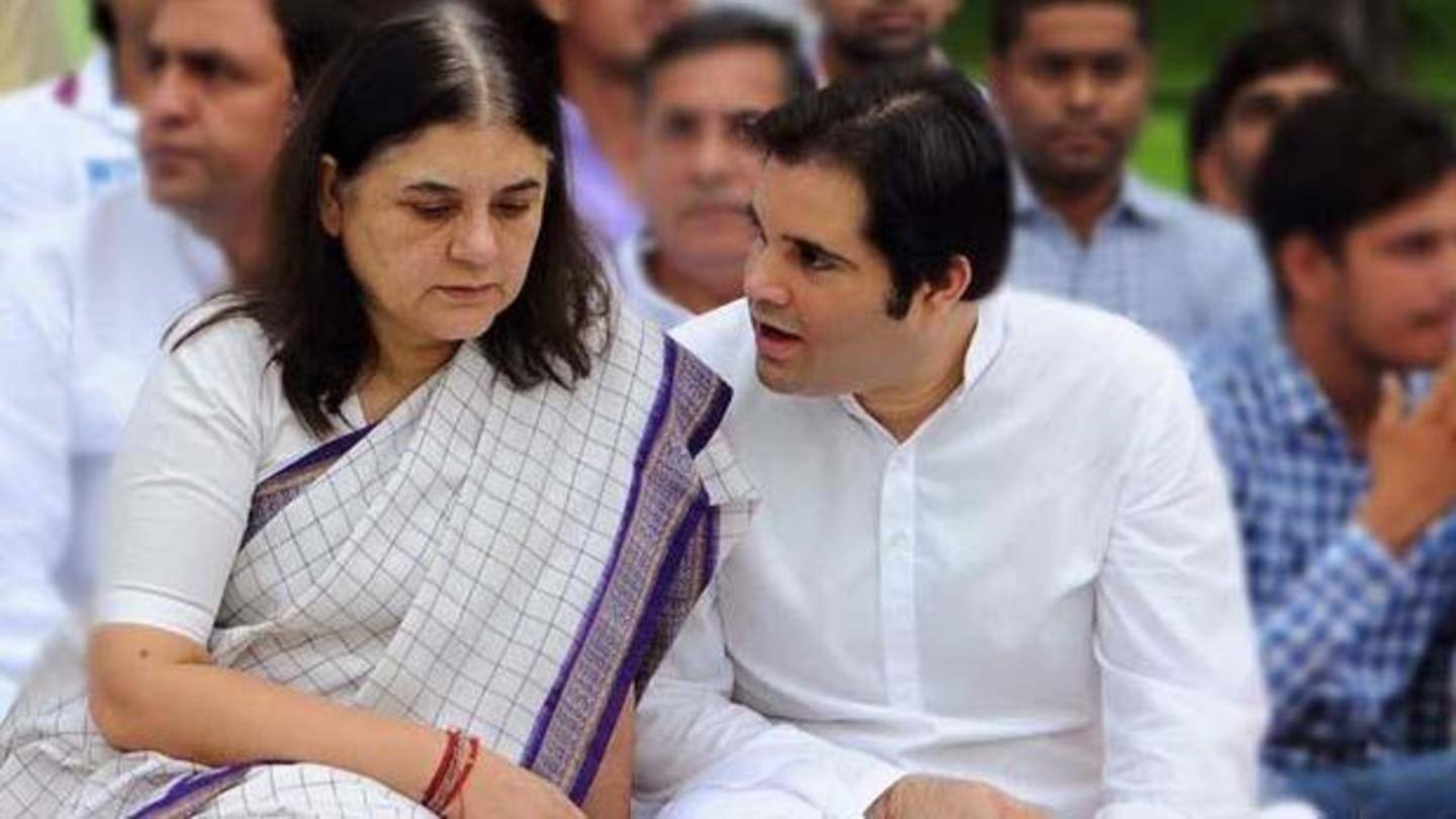 Varun, Maneka removed from BJP body; BJP says 'routine' rejig Varun, Maneka removed from BJP body; BJP says 'routine' rejig