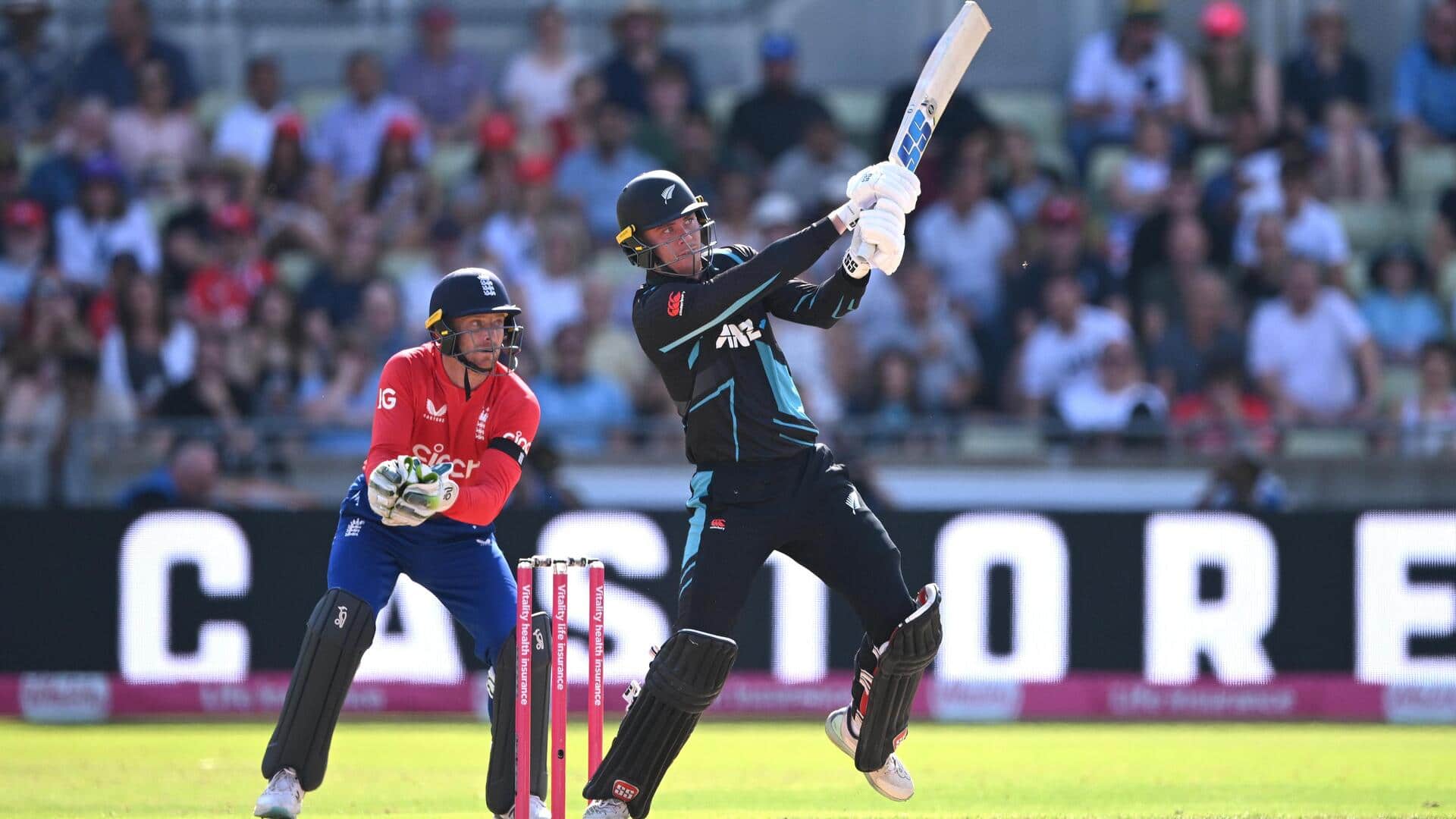 New Zealand win 3rd T20I; England lead four-match series 2-1
