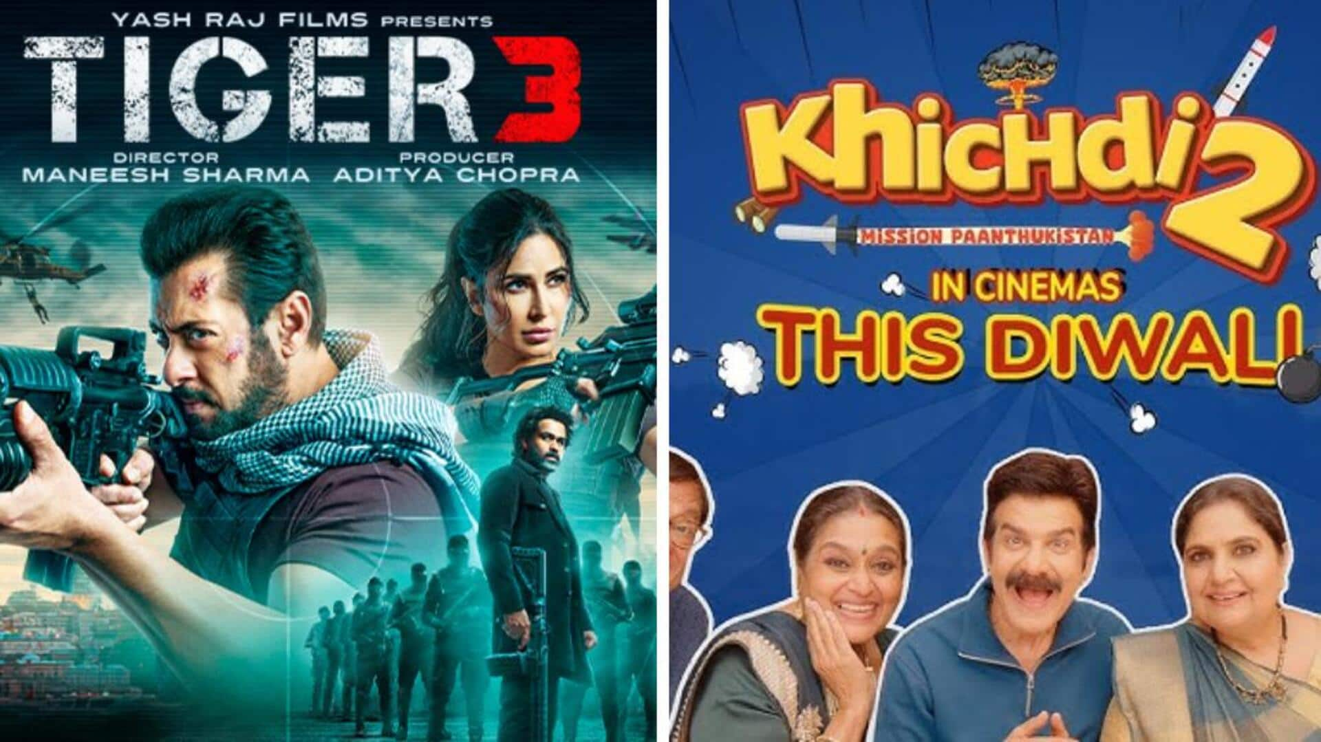 'Tiger 3' to 'Khichdi 2': Bollywood films releasing this November