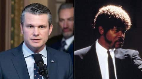 Pete Hegseth quotes 'Pulp Fiction's fake Bible verse during sermon