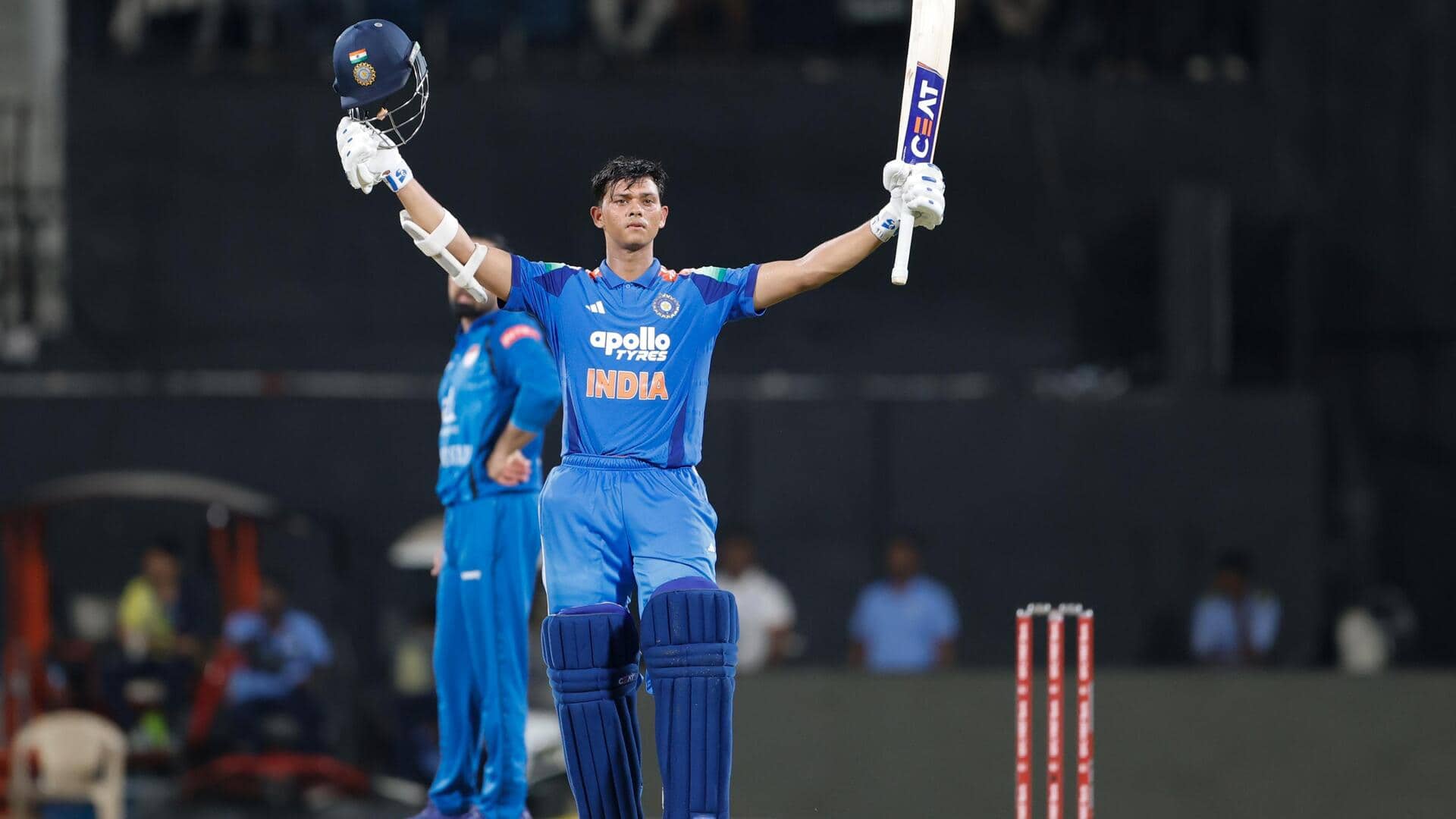 Yashasvi Jaiswal breaks Shikhar Dhawan's ODI record with century