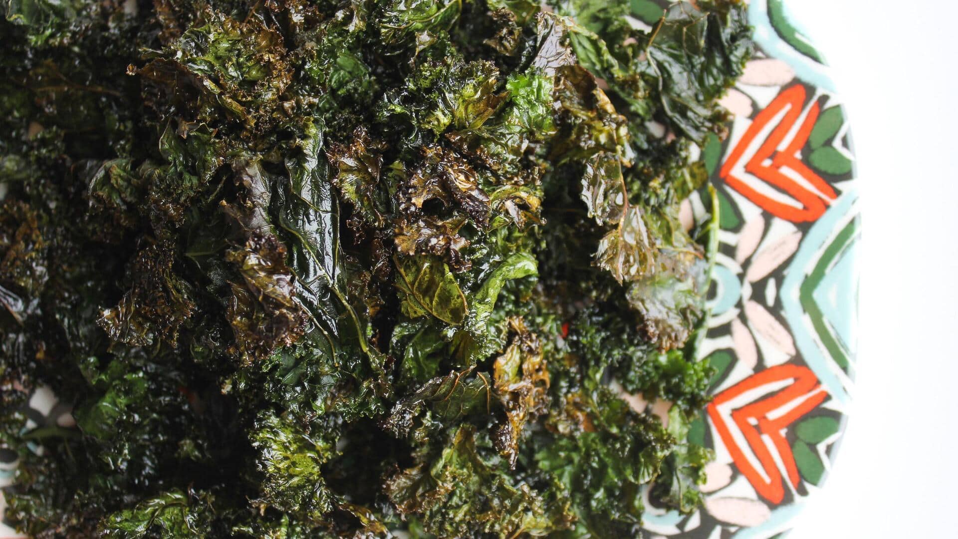 Want to eat more kale? Try it as crispy chips