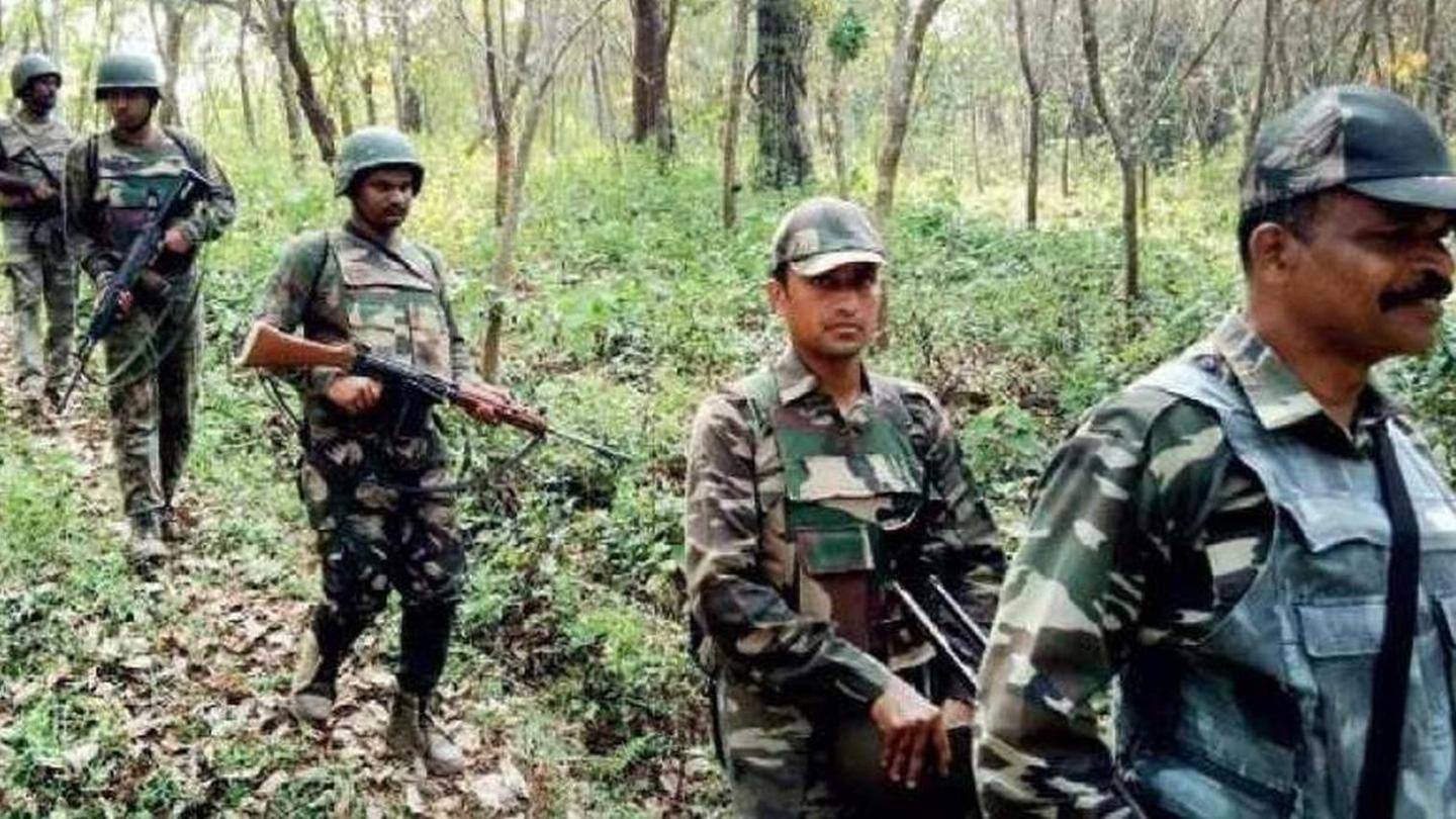 Yesterday, Naxals ambushed security forces in Tarrem Yesterday, Naxals ambushed security forces in Tarrem