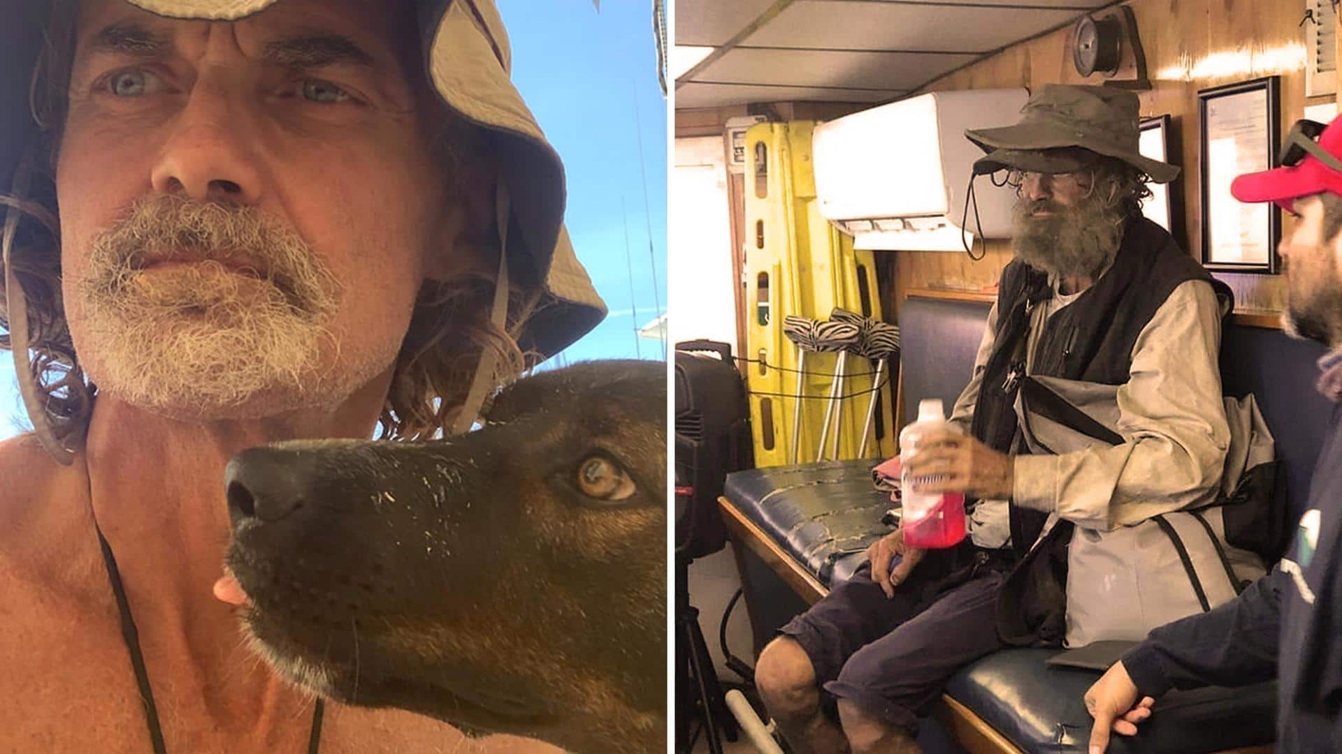 Australian man and dog survive 2 months in Pacific Ocean