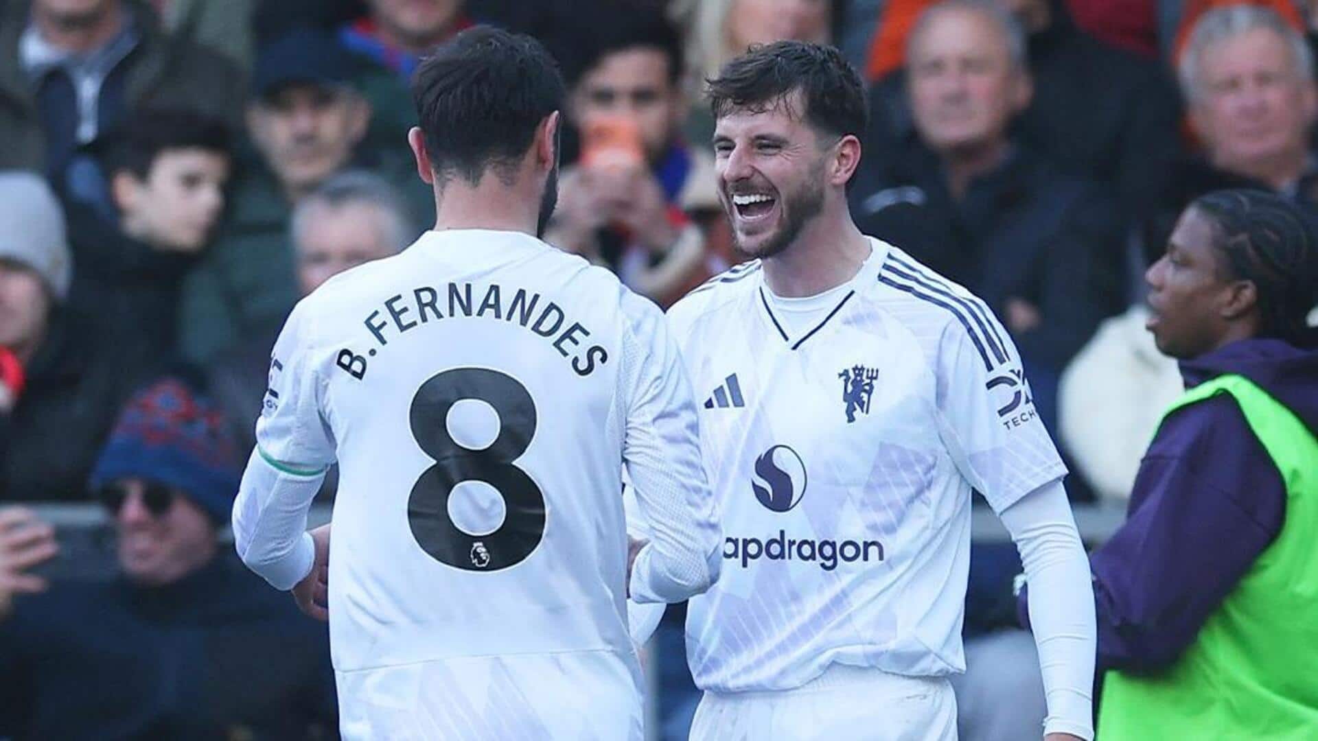 Manchester United down Crystal Palace 2-1 in Premier League: Stats