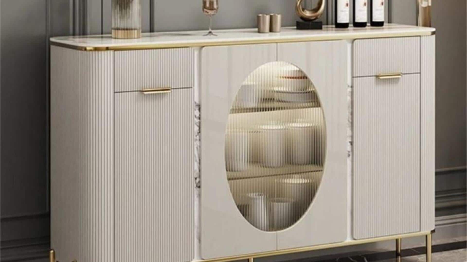 Classic steel accessories to elevate your sideboard decor