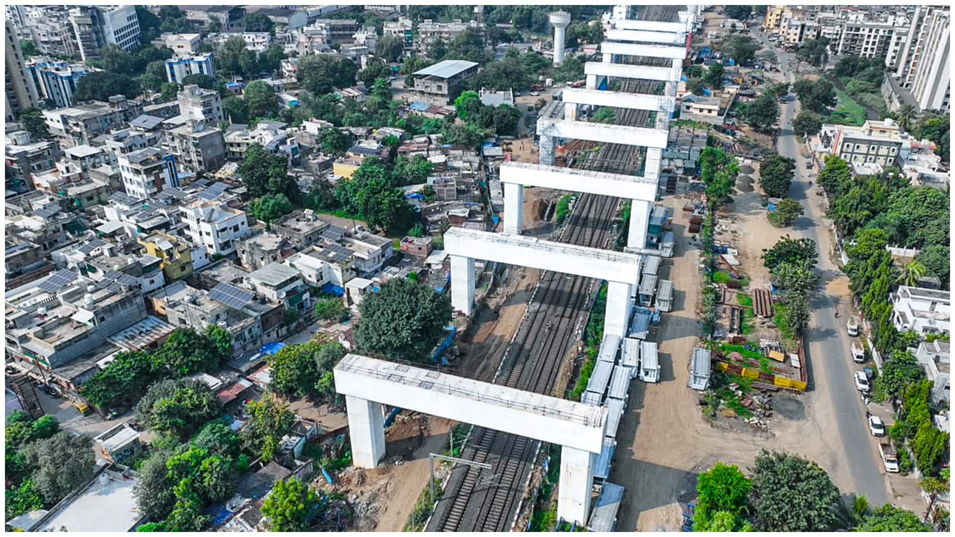 Bullet train project: Construction of all 14 portal beams completed