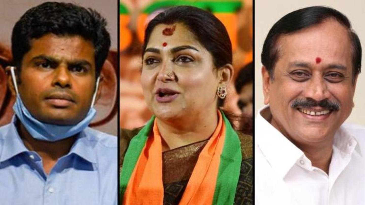 Who are BJP's candidates for Tamil Nadu? Who are BJP's candidates for Tamil Nadu?