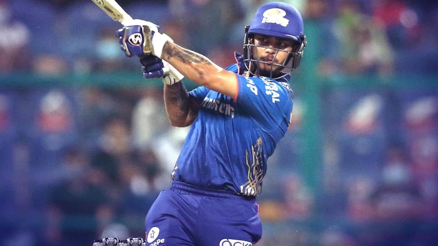 Second consecutive IPL fifty for Ishan Second consecutive IPL fifty for Ishan