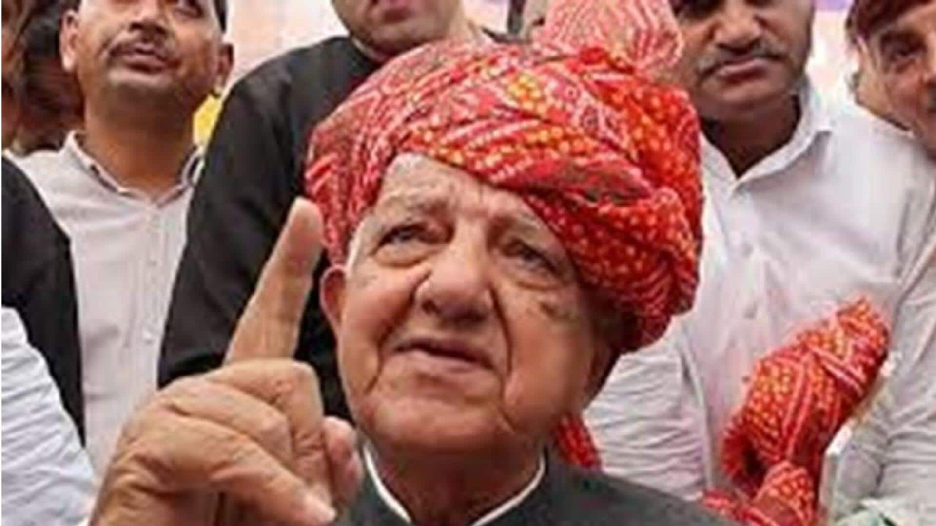 Former Haryana minister, BJP leader Satpal Sangwan dies at 77