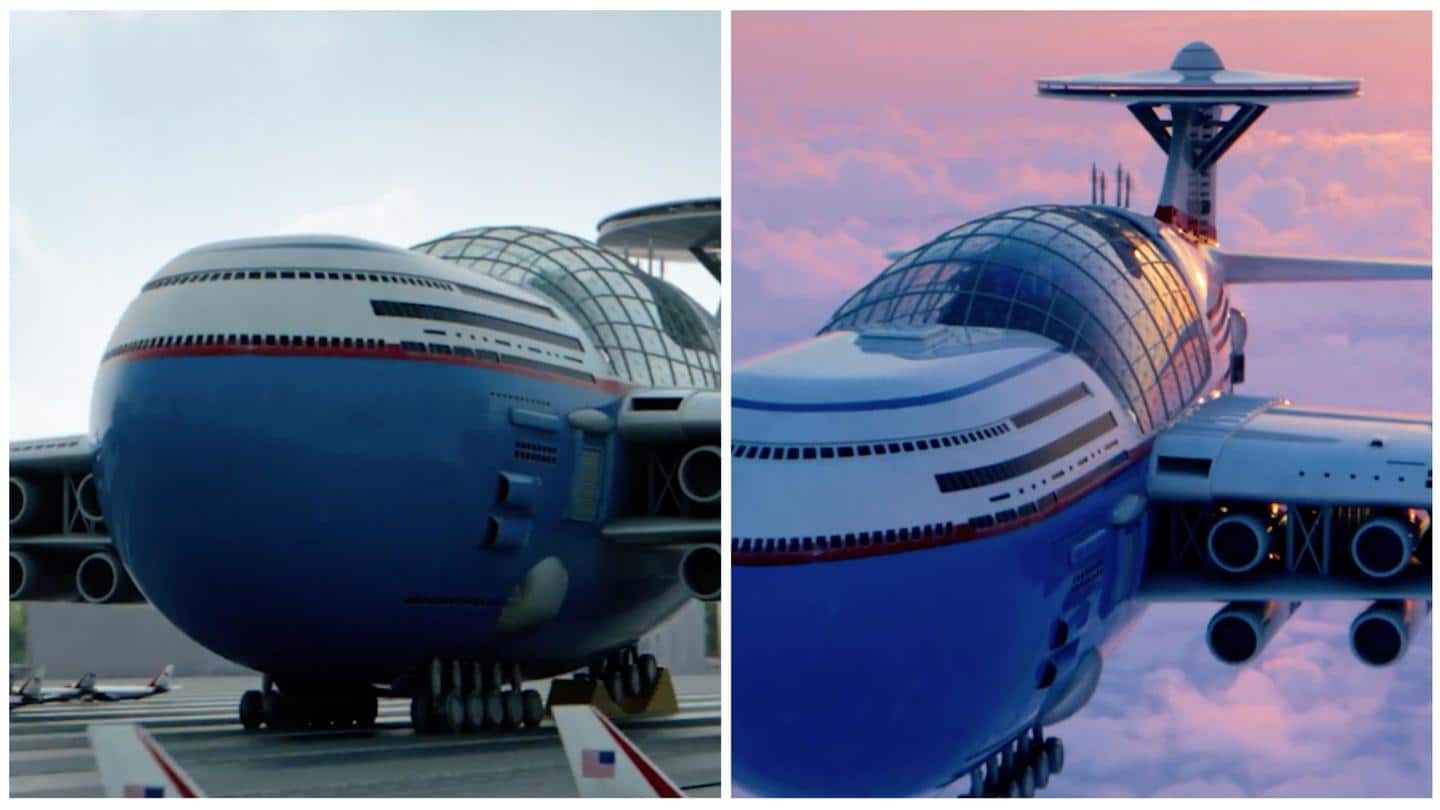 A nuclear-powered flying hotel that will never land