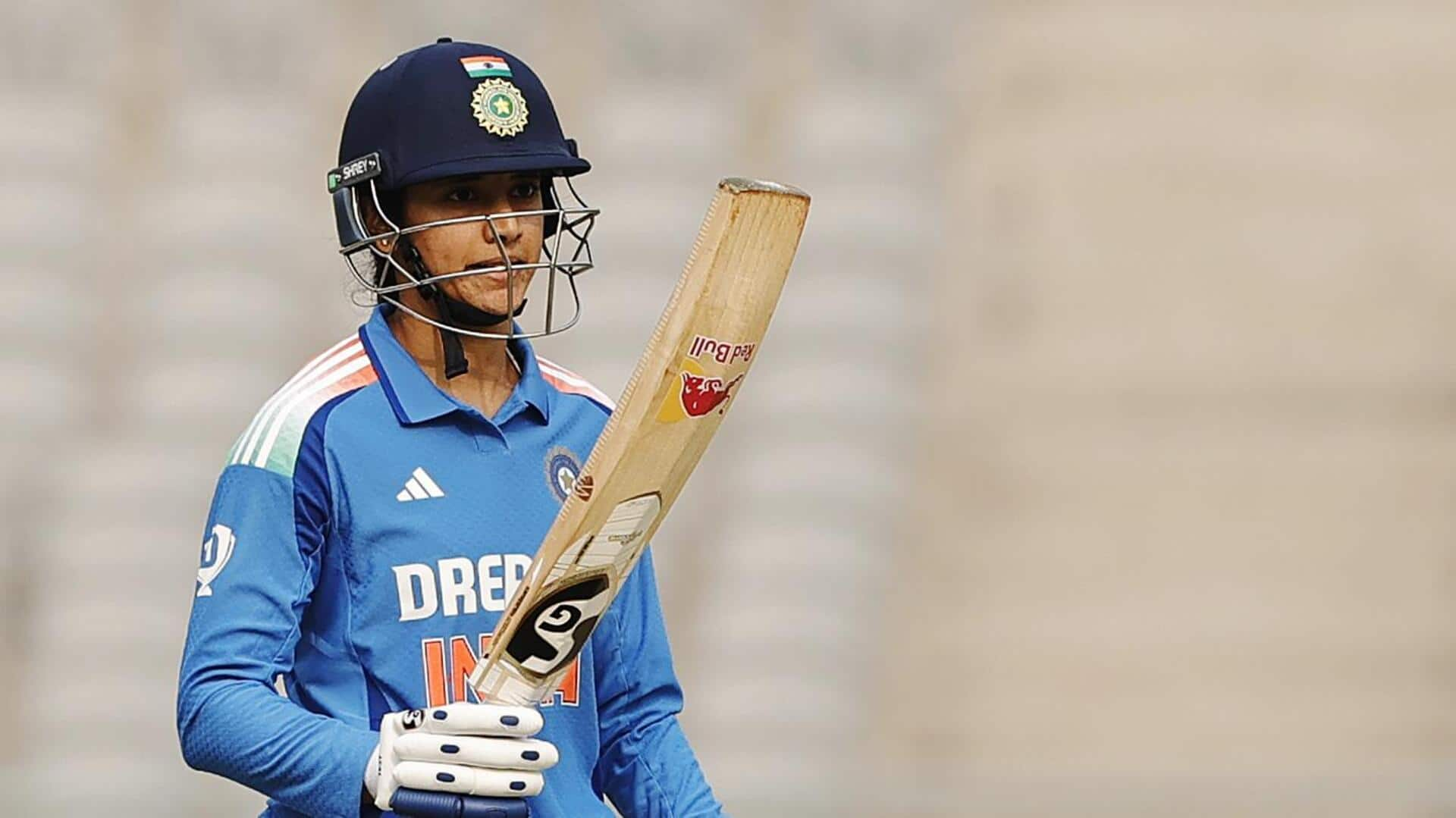 Smriti Mandhana sets record for most international runs in 2024