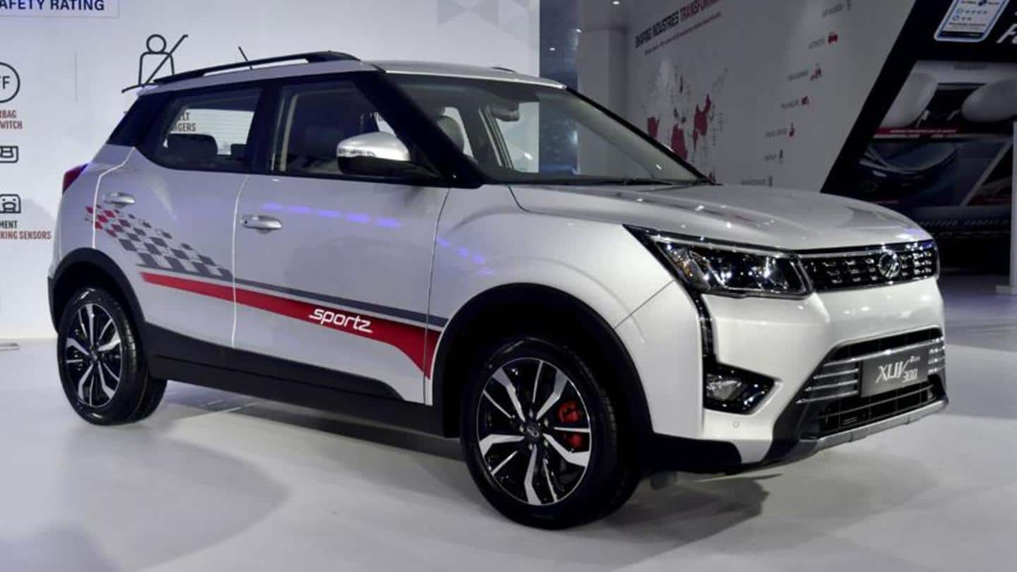 2021 Mahindra XUV300 Sportz variant spotted testing: Details here