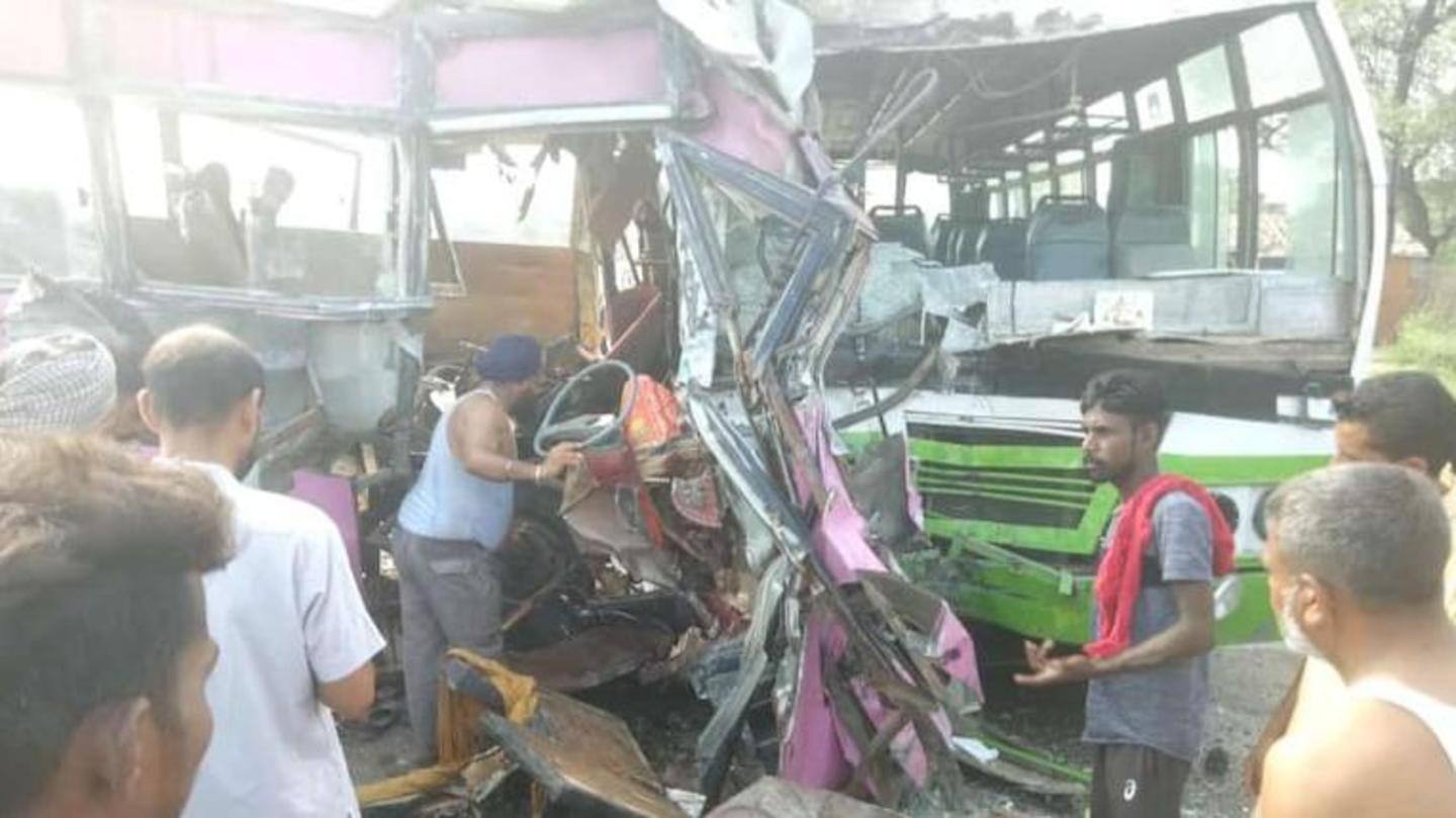 Accident occurred around 8 am at Lohara Chowk Accident occurred around 8 am at Lohara Chowk