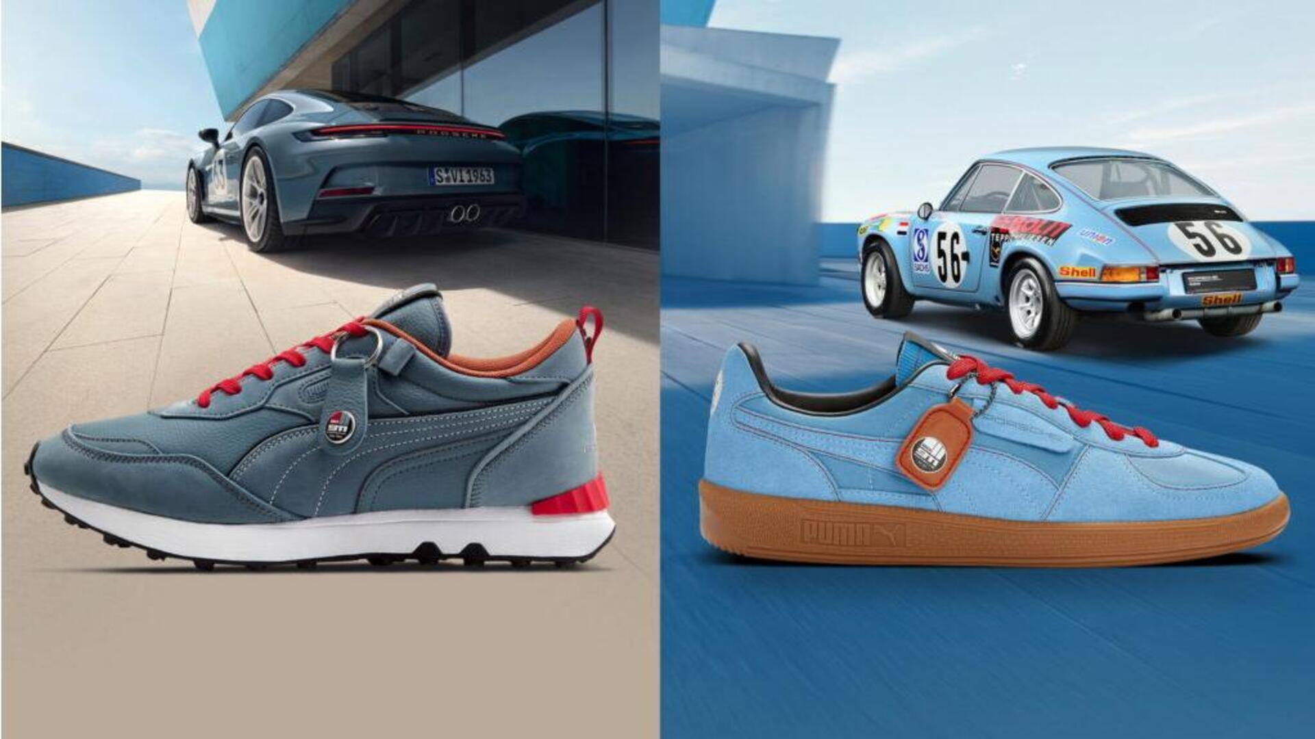 Porsche and Puma collaborate on sneakers for 911's 60th-anniversary celebrations