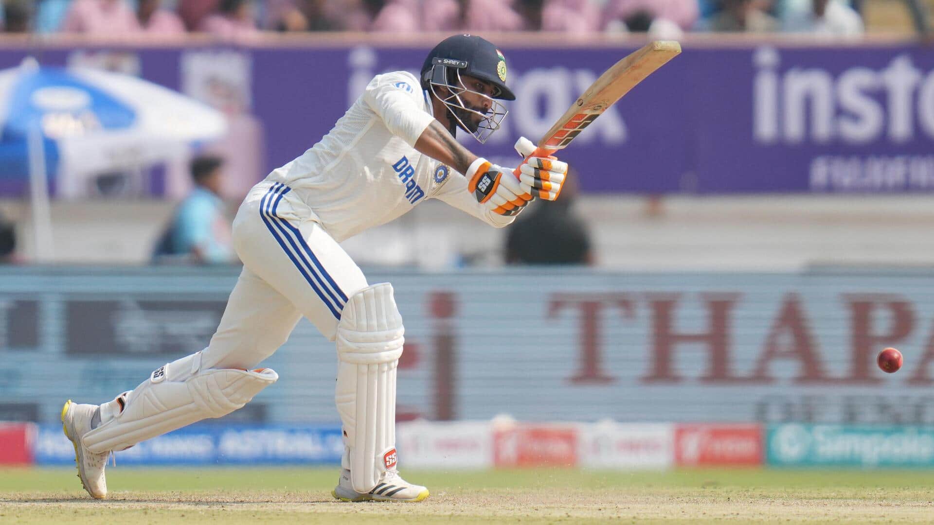 Ravindra Jadeja completes 1,000 Test runs versus England: Key stats