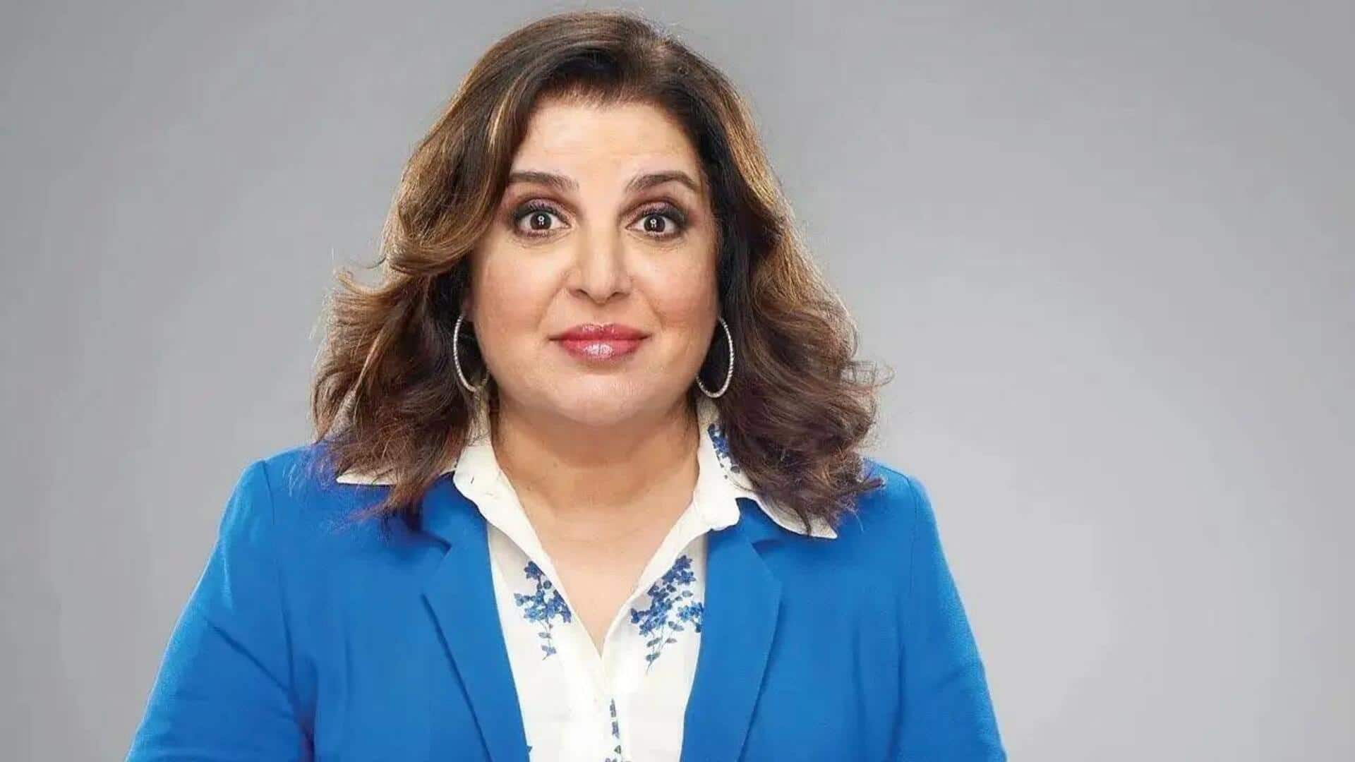 Farah Khan says 'heroine's fall on set guarantees film's success Farah Khan says 'heroine's fall on set guarantees film's success