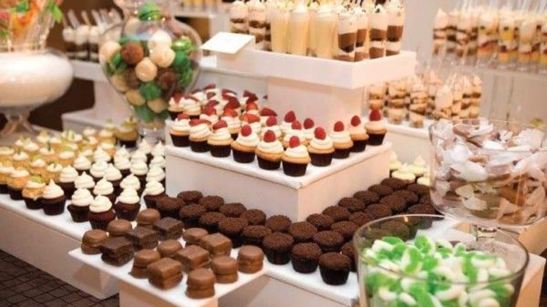 How to set up dessert stations at parties
