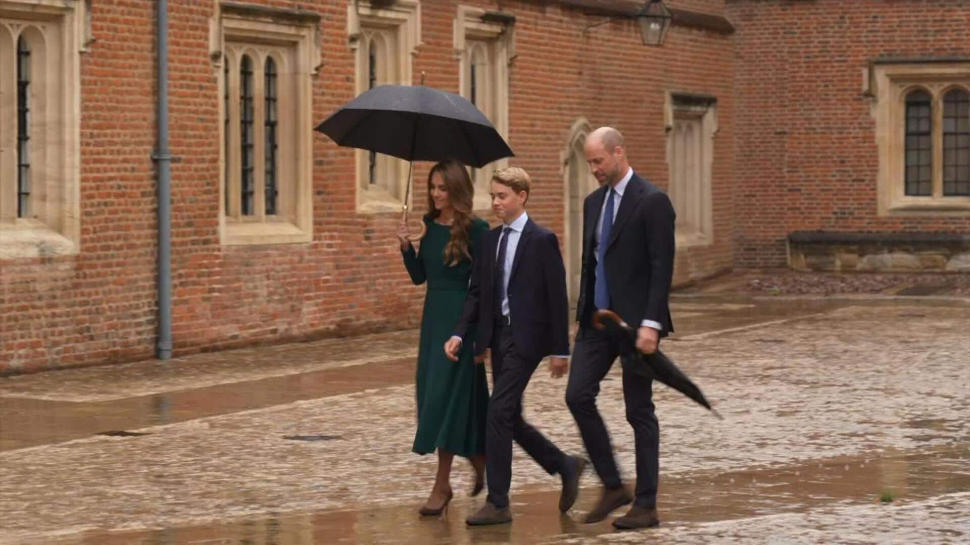 Prince George begins new chapter at Eton College