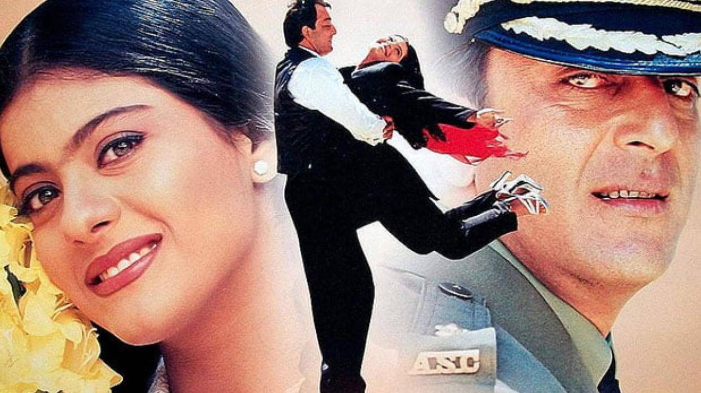 When Sanjay Dutt played Kajol's love interest in 'Dushman' When Sanjay Dutt played Kajol's love interest in 'Dushman'