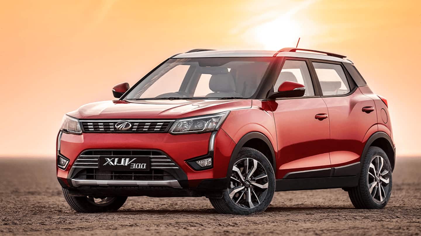 2023 Mahindra XUV300 spotted testing in India: Check design, features