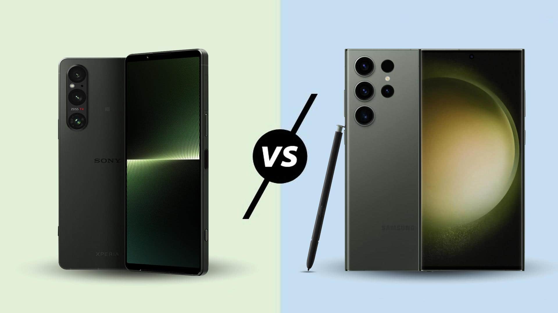 Sony Xperia 1 V v/s Galaxy S23 Ultra: Flagships compared