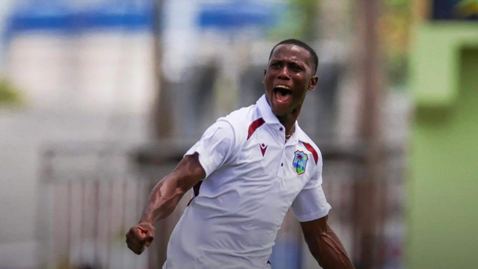 WI's Shamar Joseph records maiden Test fifer on home soil